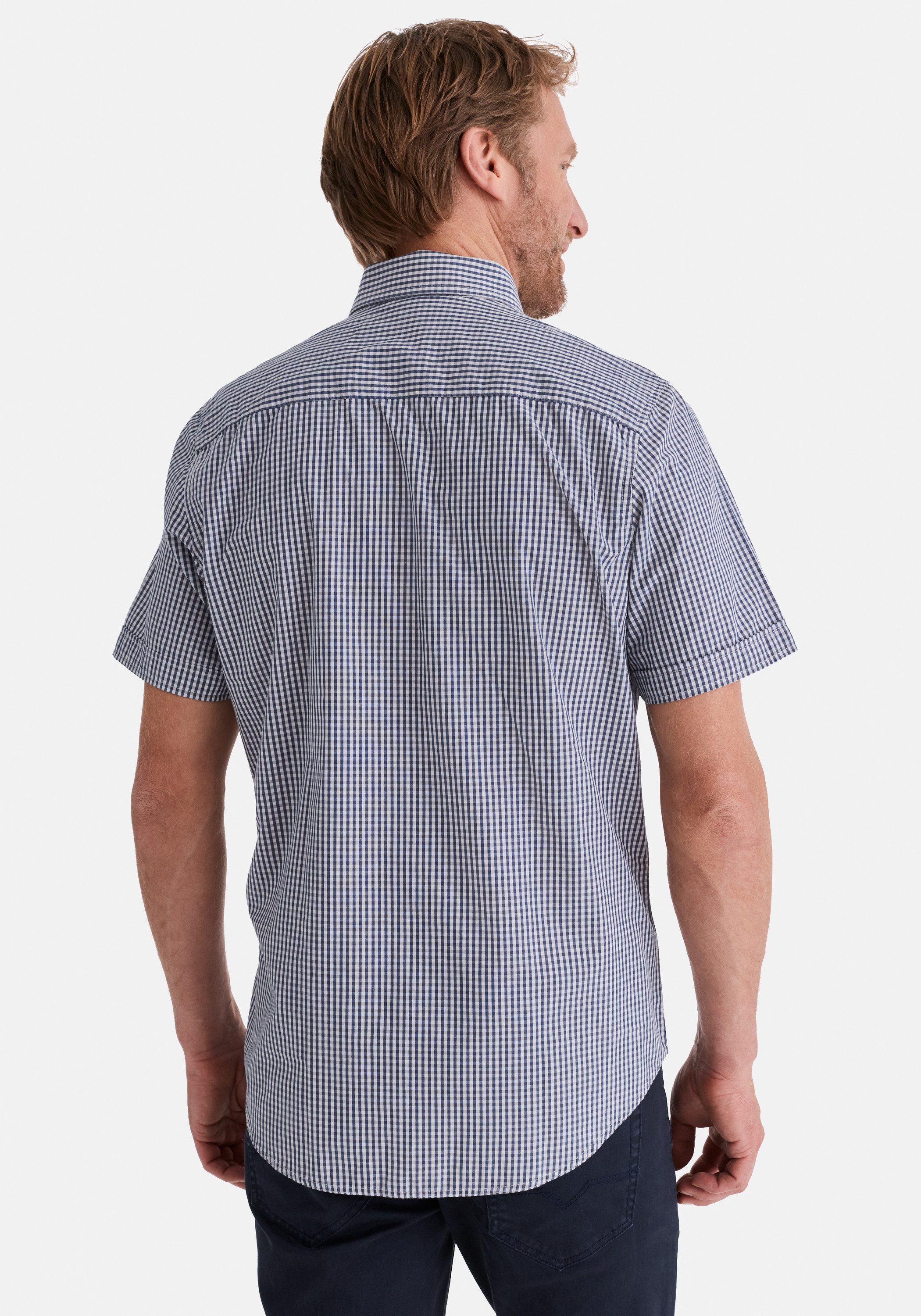 Stooker Men Kurzarmhemd HUDSON Kurzarm-Hemd Stooker HUDSON Herren Kurzarmhemd Regular Fit