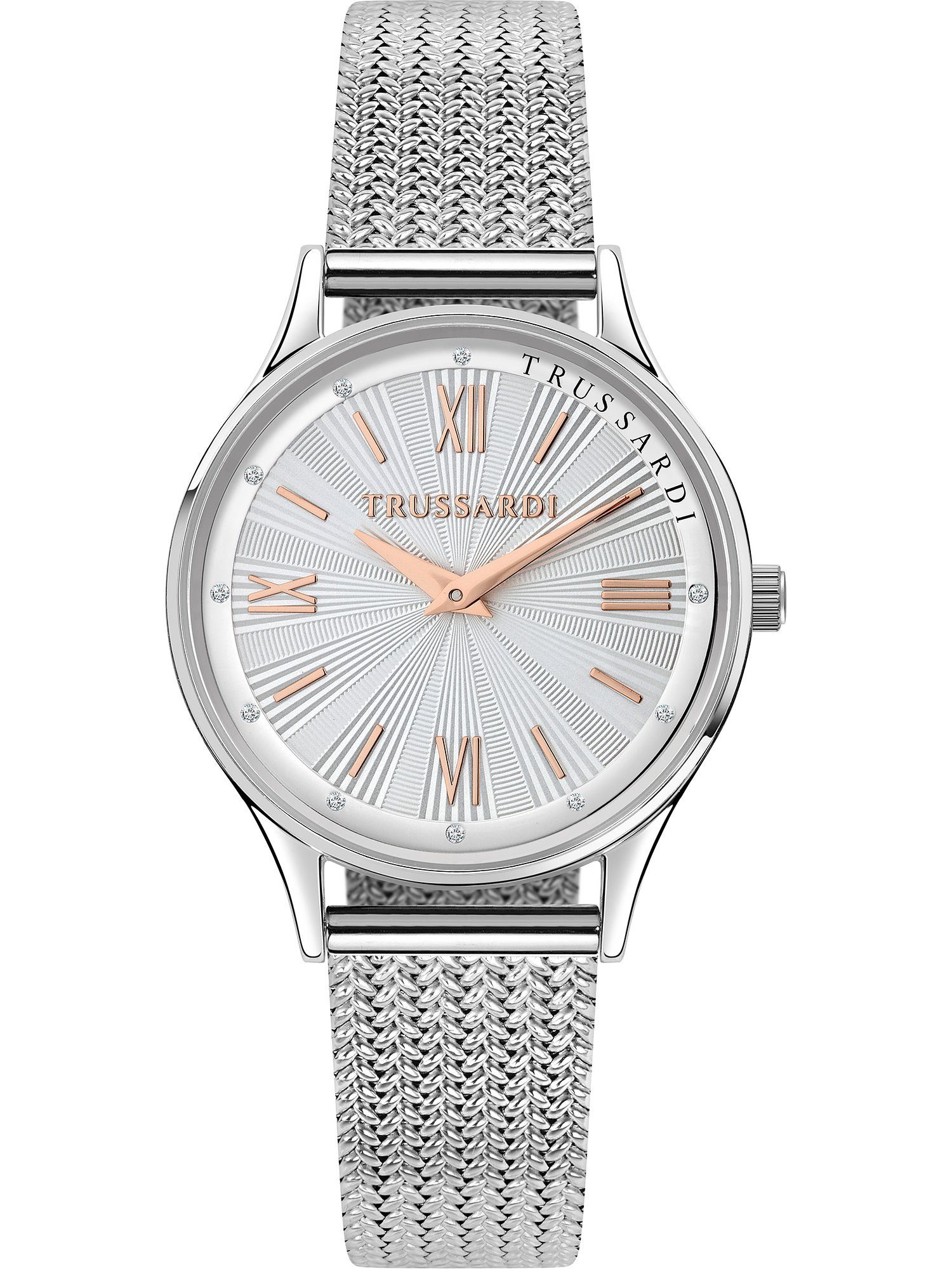 Trussardi Quarzuhr Trussardi Damen-Uhren Analog Quarz
