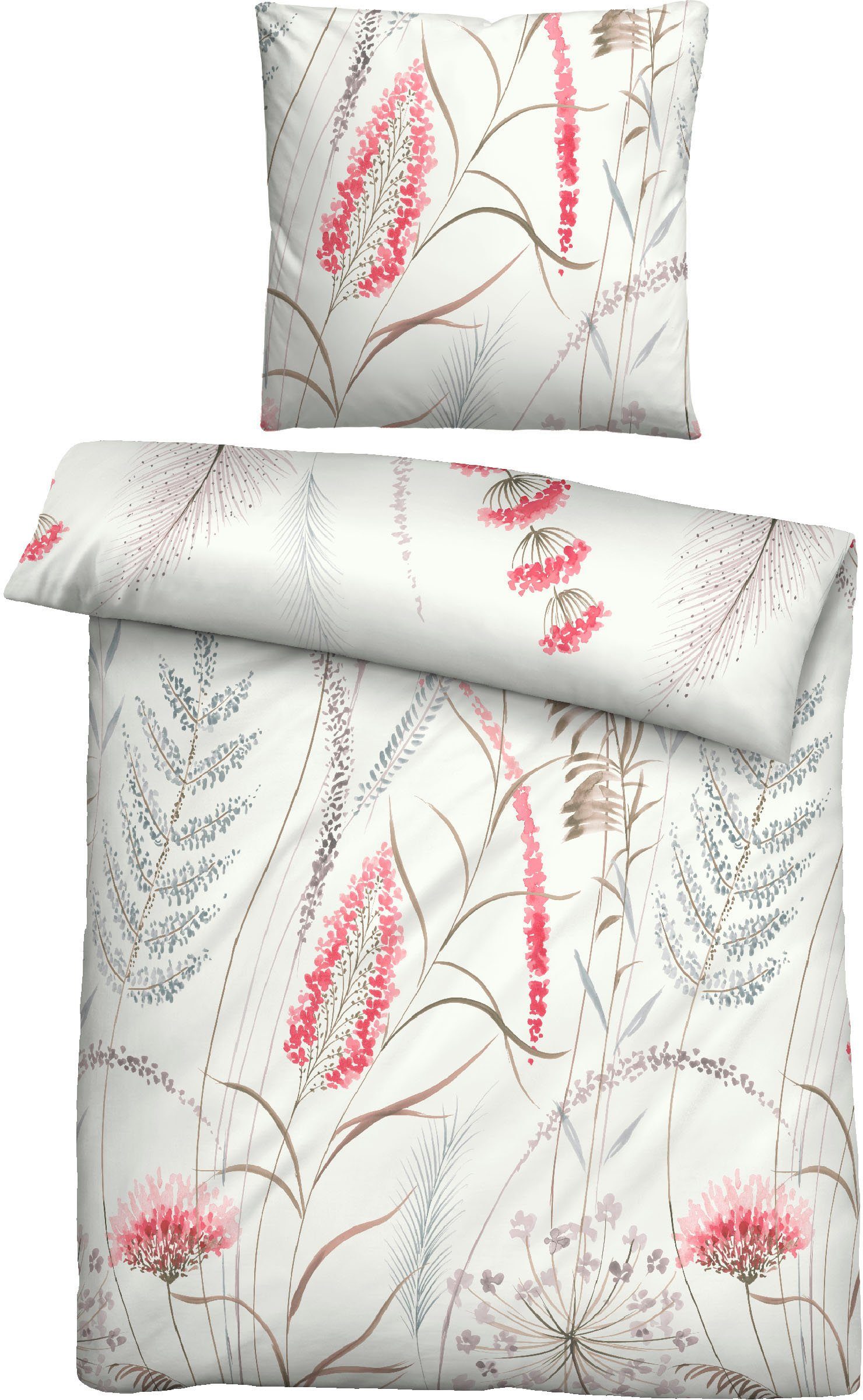 Biberna Bettwäsche Luna, Mako-Satin, 2 teilig, günstig online kaufen