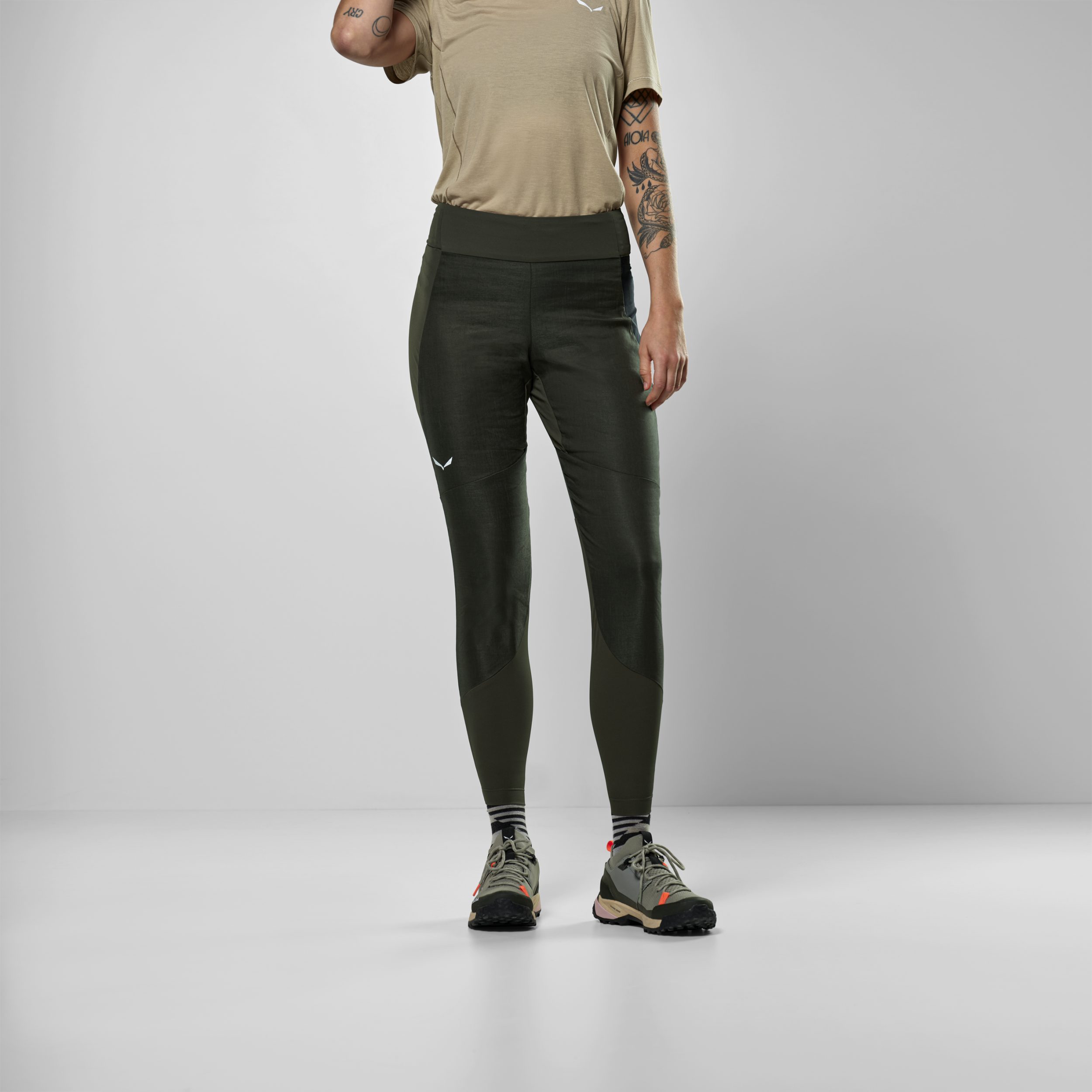 Salewa Trekkinghose PUEZ HEMP TIGHTS W DARK OLIVE