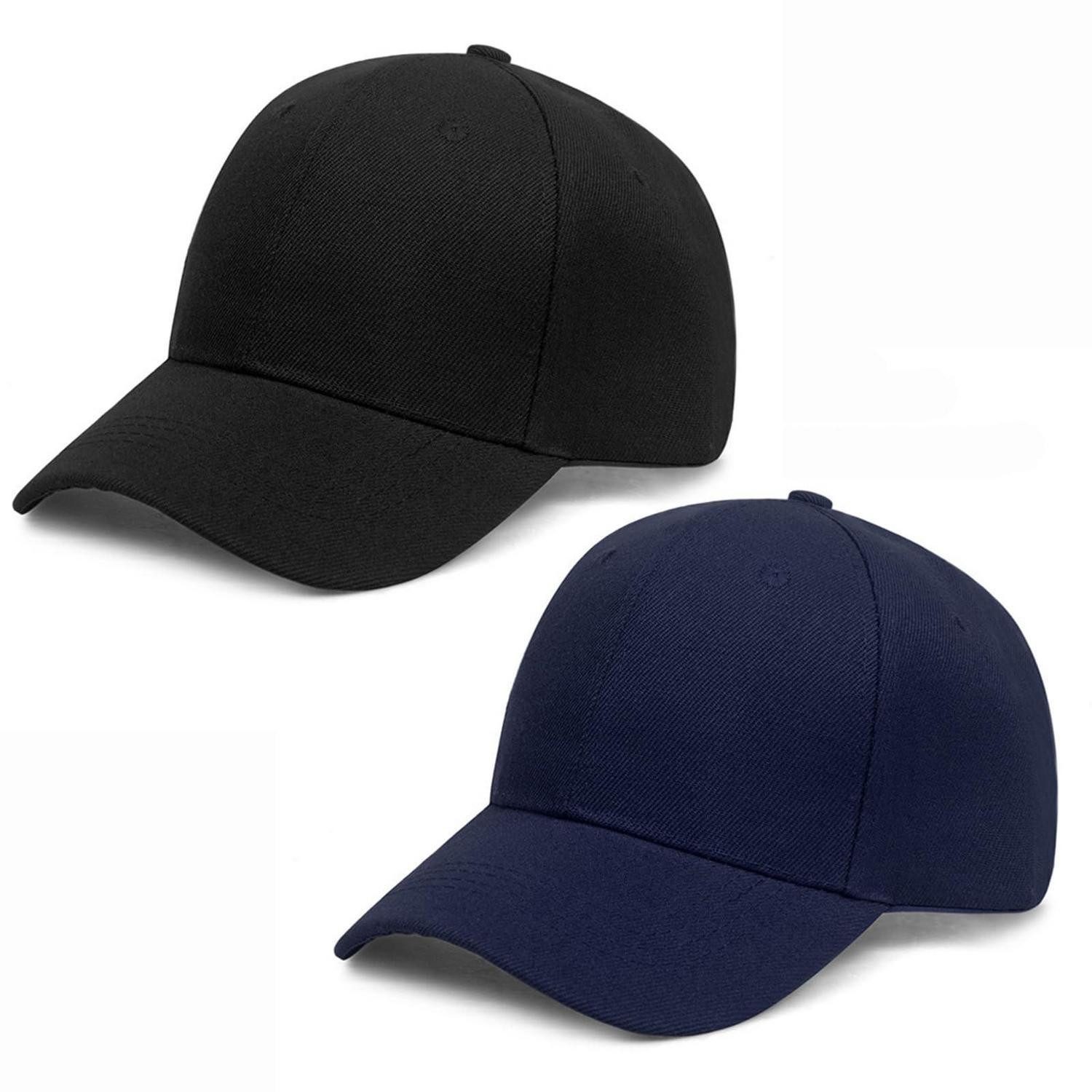 LuxusKollektion Baseball Cap Baseballkappe Herren Damen Schirmmütze Outdoor Einheitsgröße 2 Stück