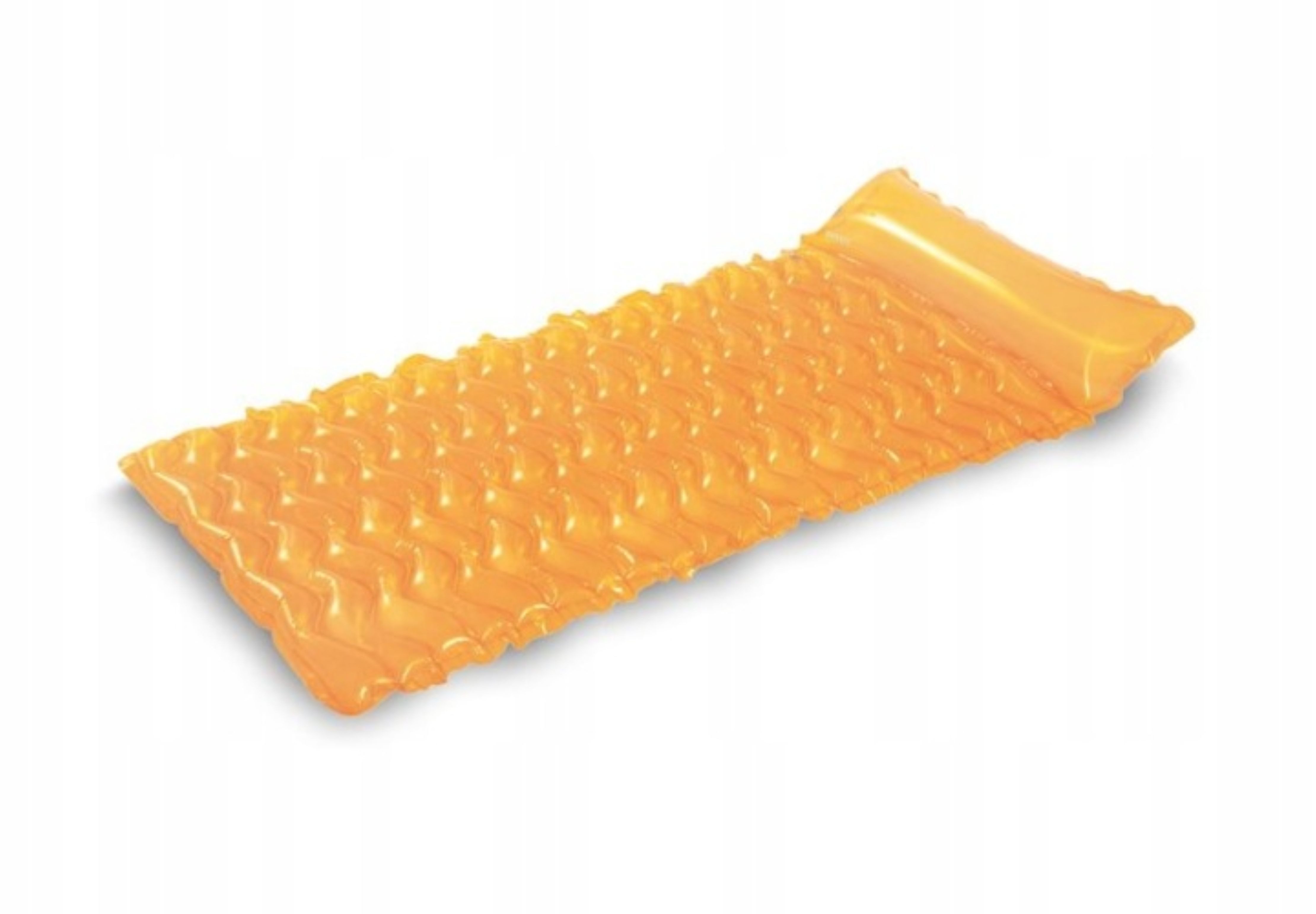 Intex Luftmatratze INTEX 58807EU Faltbare Luftmatratze 229x86 cm Orange Poolliege, (1-St)