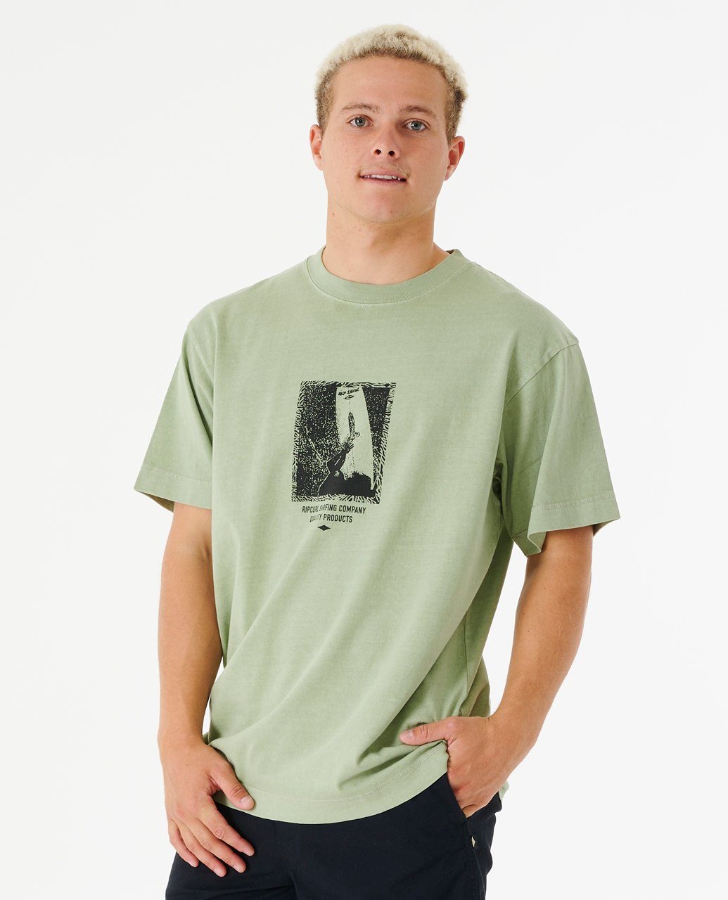 Products Print-Shirt Core Curl T-Shirt Rip Surf Quality