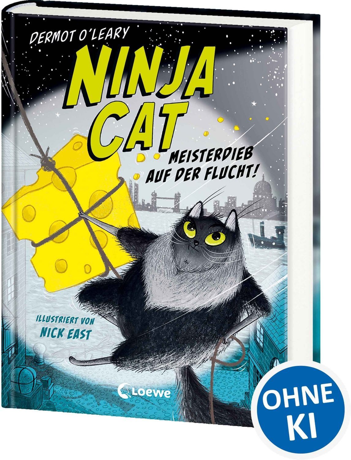 Ninja Cat (Band 2) - Meisterdieb auf der Flucht! / Dermot O'Leary, Begib dich auf das zweite Abenteuer mit Katze Toto - Humorvolles Kinderbuch zum Selberlesen ab 8 Jahren