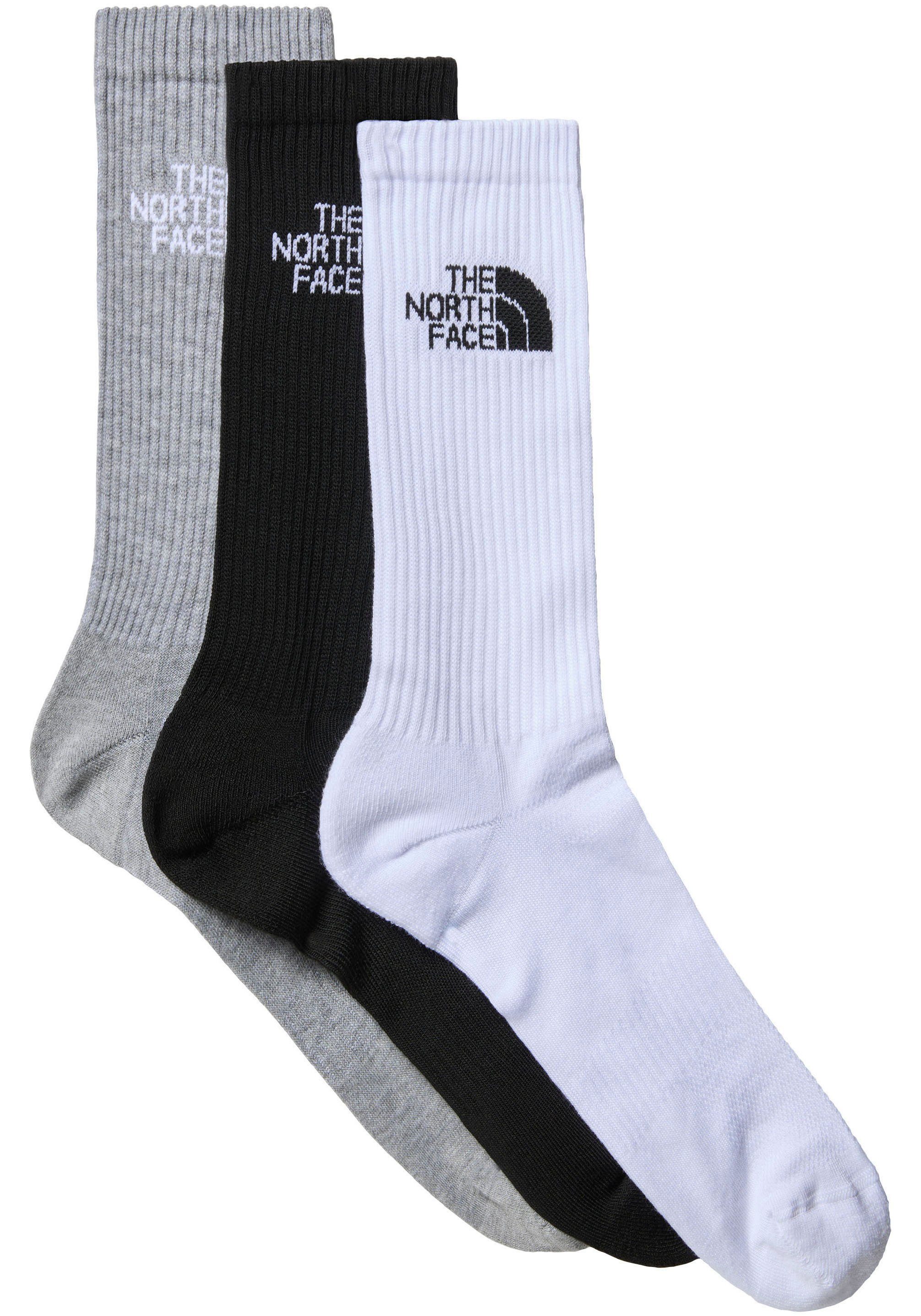 The North Face Sportsocken MULTI SPORT CUSH CREW SOCK 3P (3-Paar)