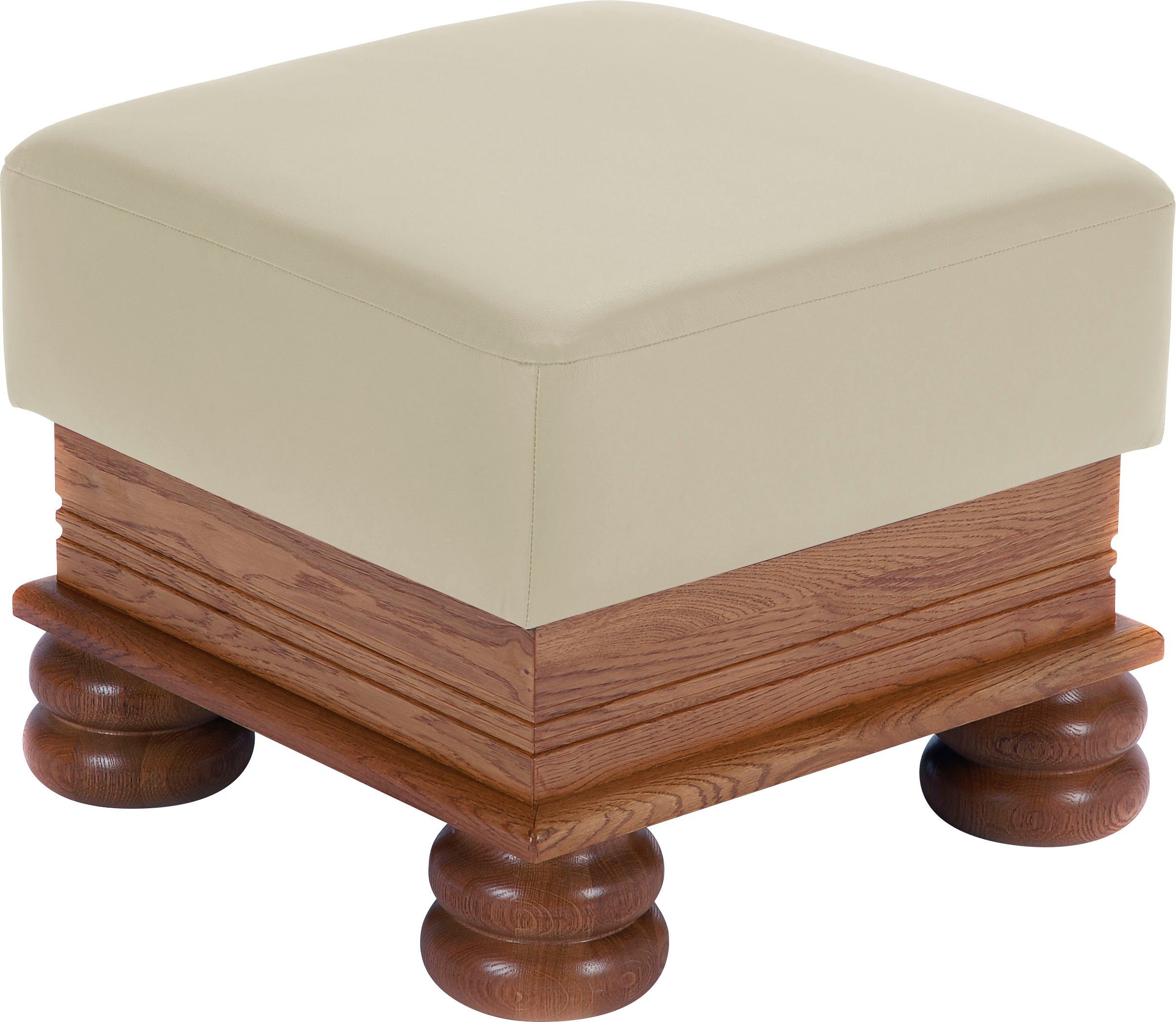 Max Winzer® Hocker Texas, mit dekorativem Holzgestell