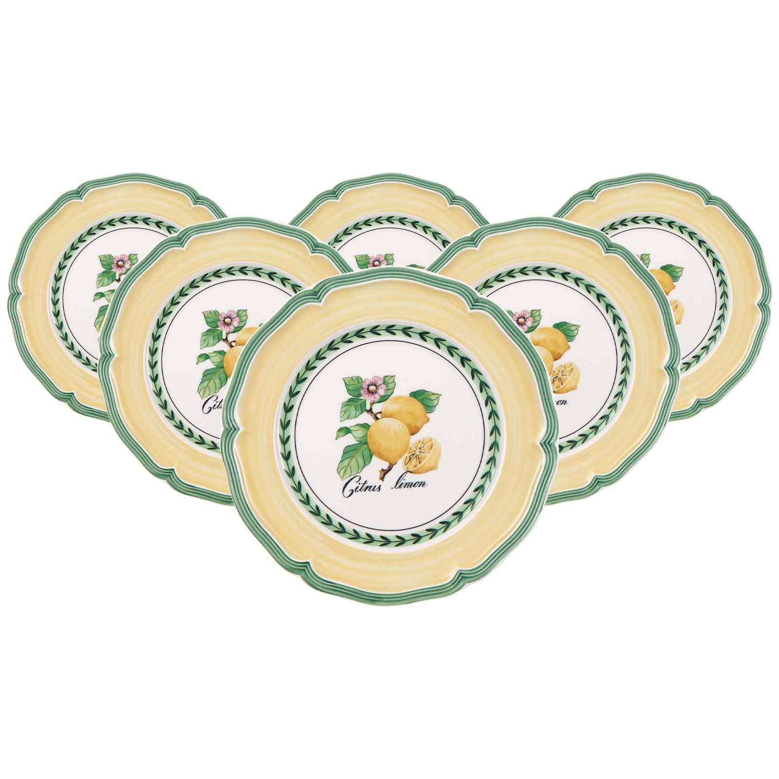 Villeroy & Boch Frühstücksteller French Garden Valence Frühstücksteller ø 20,7 cm, (6 St)