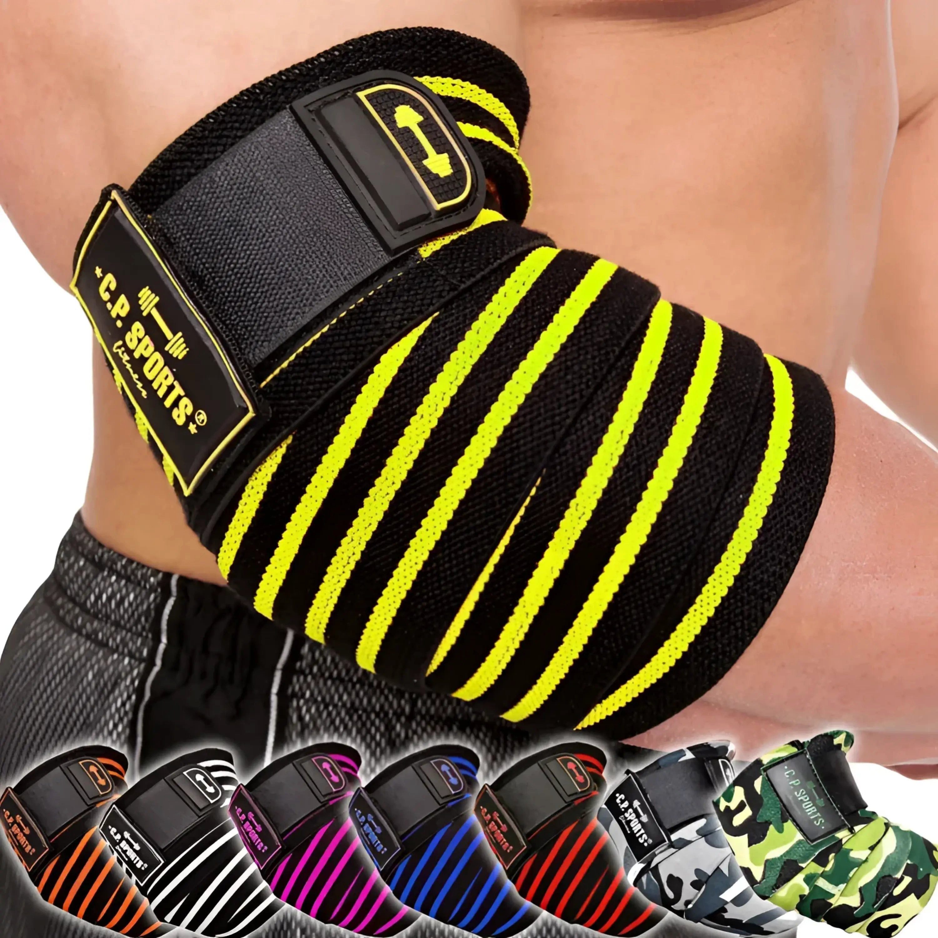 Sport-Knight® Ellenbogenbandage Profi Ellenbogenbandage, mit Klettverschluss, angenehmes Tragegefühl