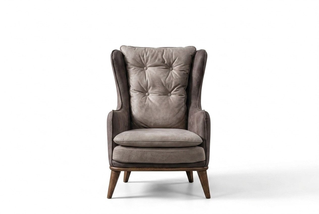 Xlmoebel Loungesessel Luxuriöser Ohrensessel aus hochwertigem Polyester im modernen Design (1-St., Sessel), Hergestellt in Europa