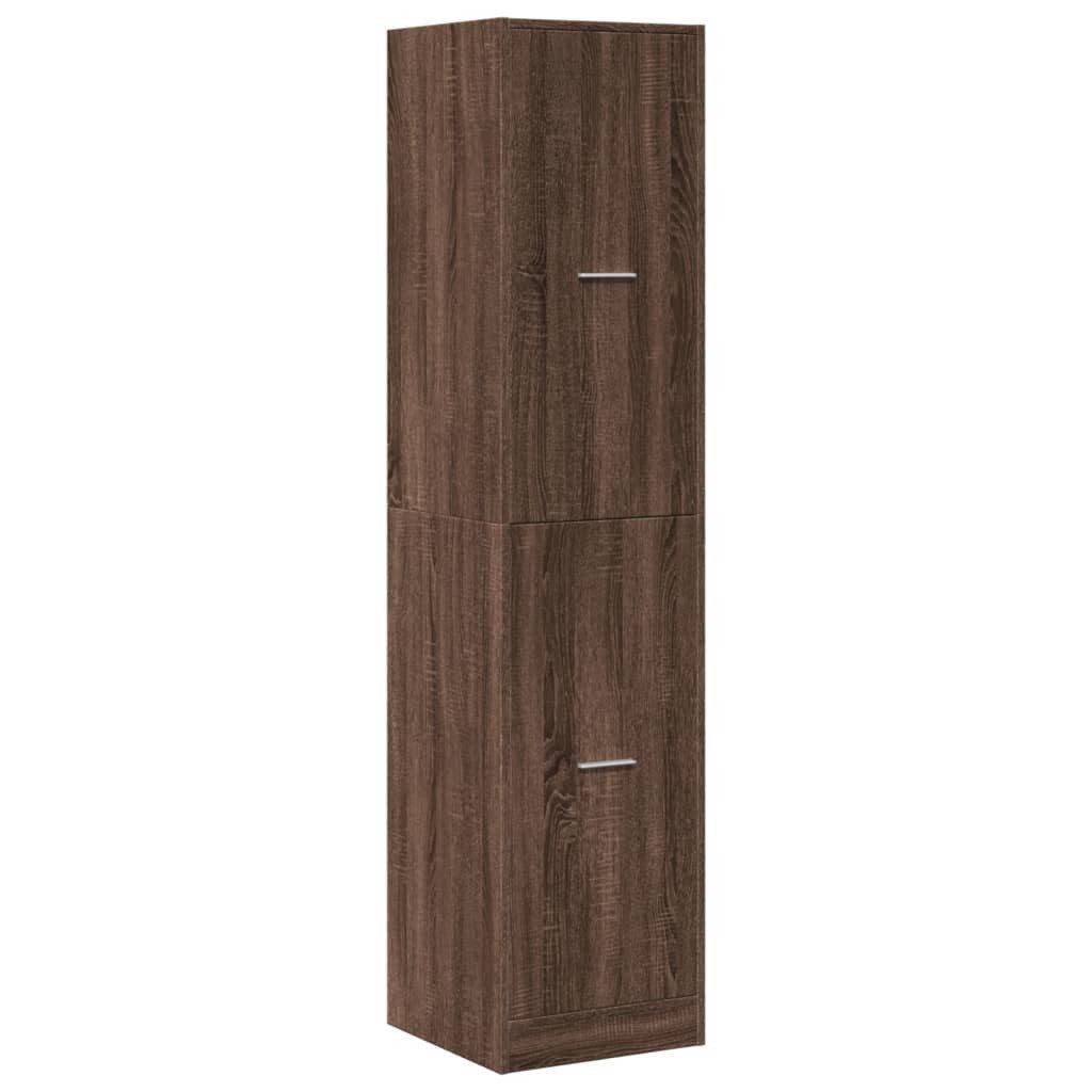 vidaXL Apothekerschrank 40 x 41 x 1745 cm Apothekerschrank Eichen-Optik 40x41x174,5 cm Spanpla