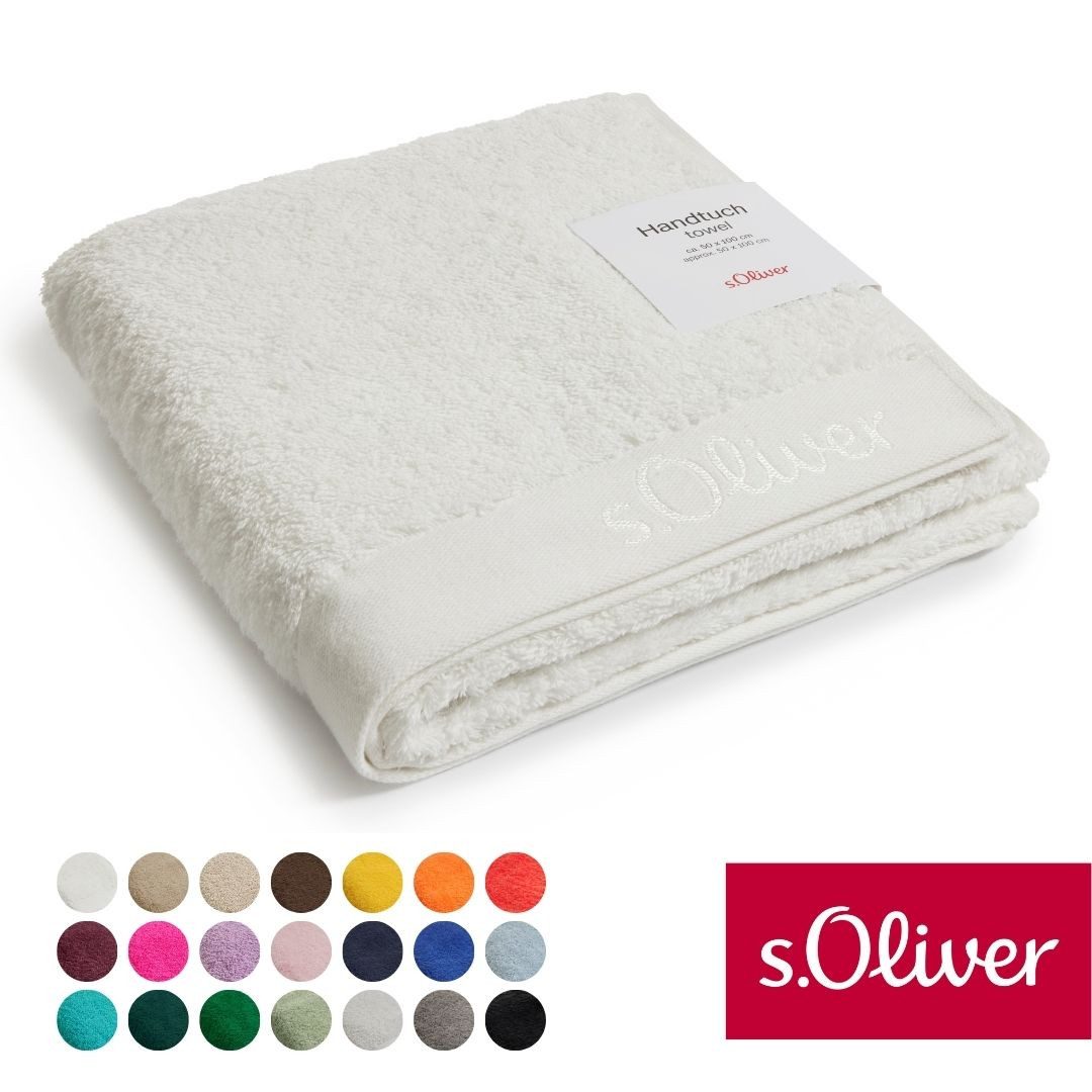 s.Oliver Handtuch s.Oliver, Premium Qualität, 600 gr/m², auch als Sets erhältlich, Walkfrottier (1-St), große Farbauswahl, auch als Duschtuch, Waschhandschuh, Gästetuch