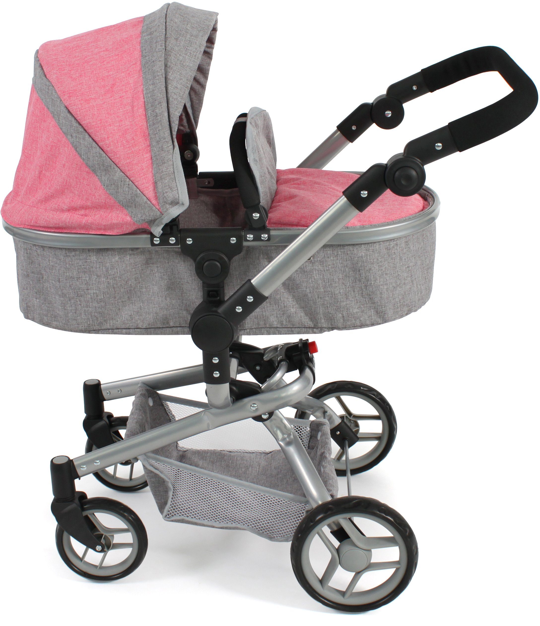 CHIC2000 Kombi-Puppenwagen Yolo, Melange Pink, mit günstig online kaufen