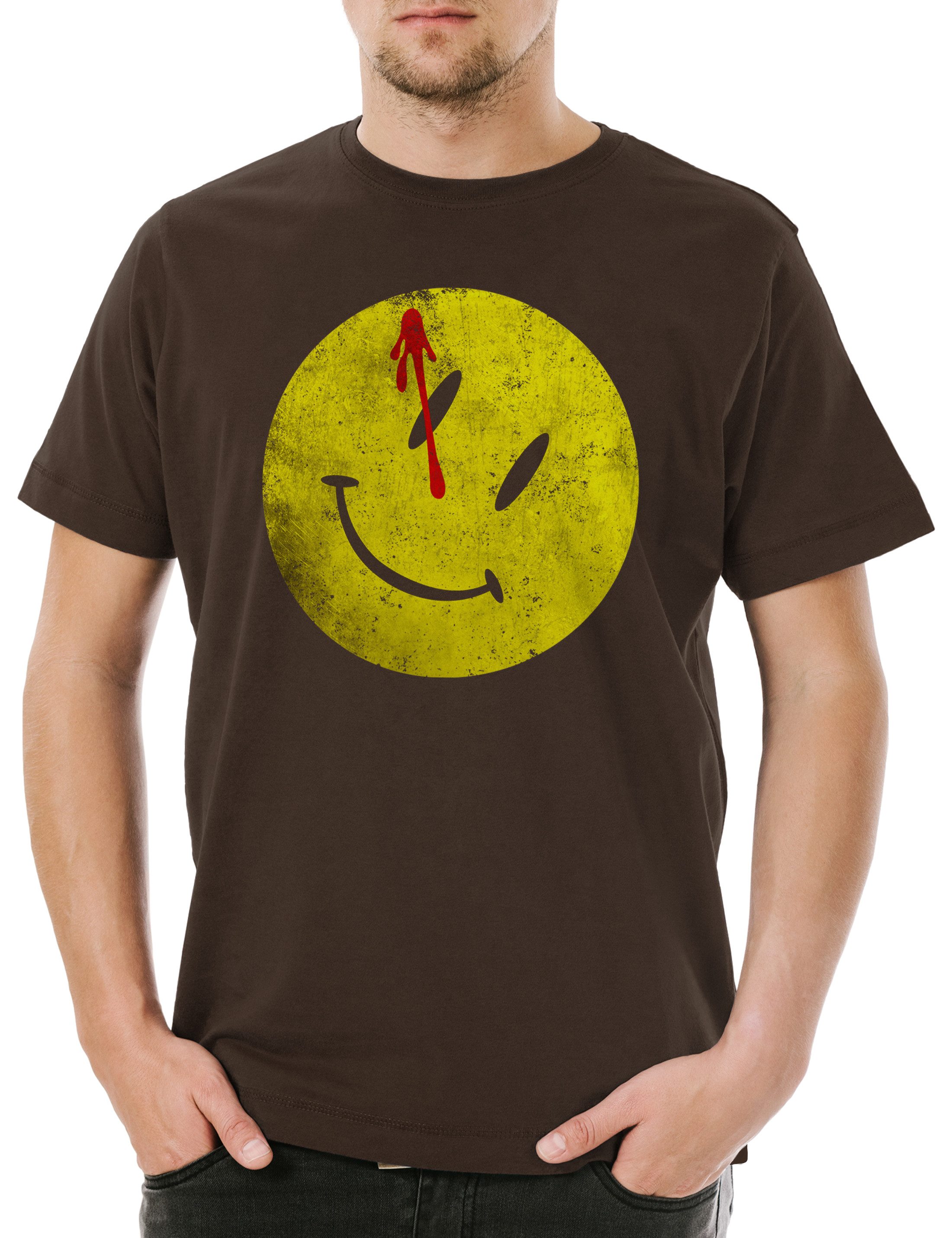 Urban Backwoods Print-Shirt Bloody Button Herren günstig online kaufen