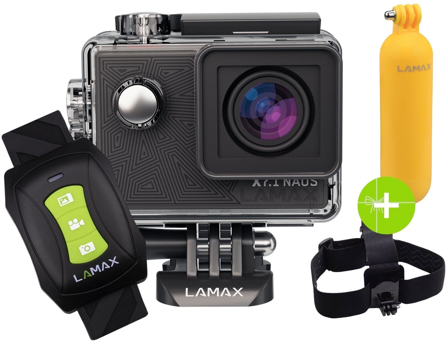 LAMAX X7.1 Naos Action Cam (mit komplettem Zubehör)
