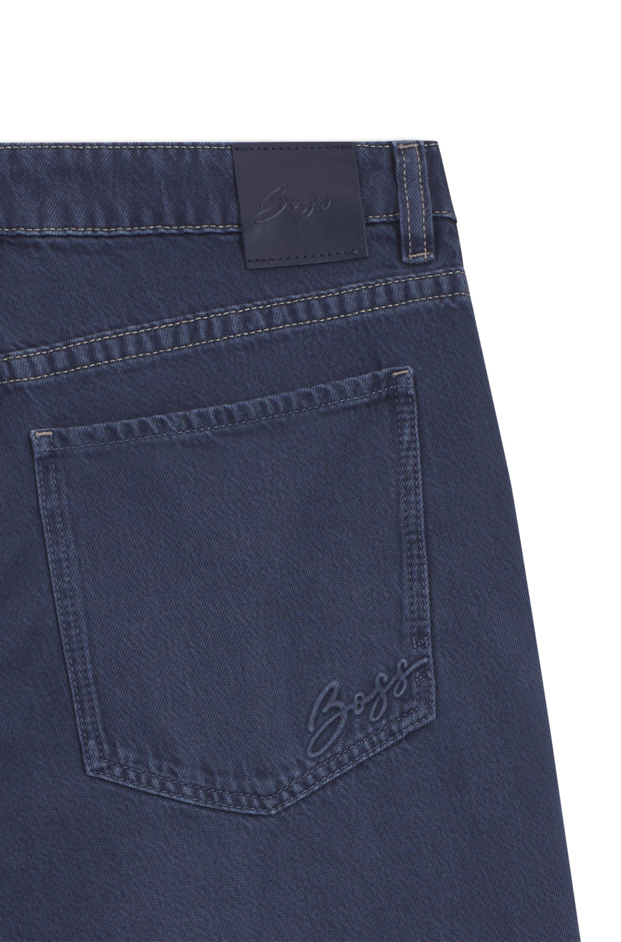 BOSS ORANGE Weite Jeans SLOUCHY 2PL MR Premium Damenmode mit voluminösen Bundfalten