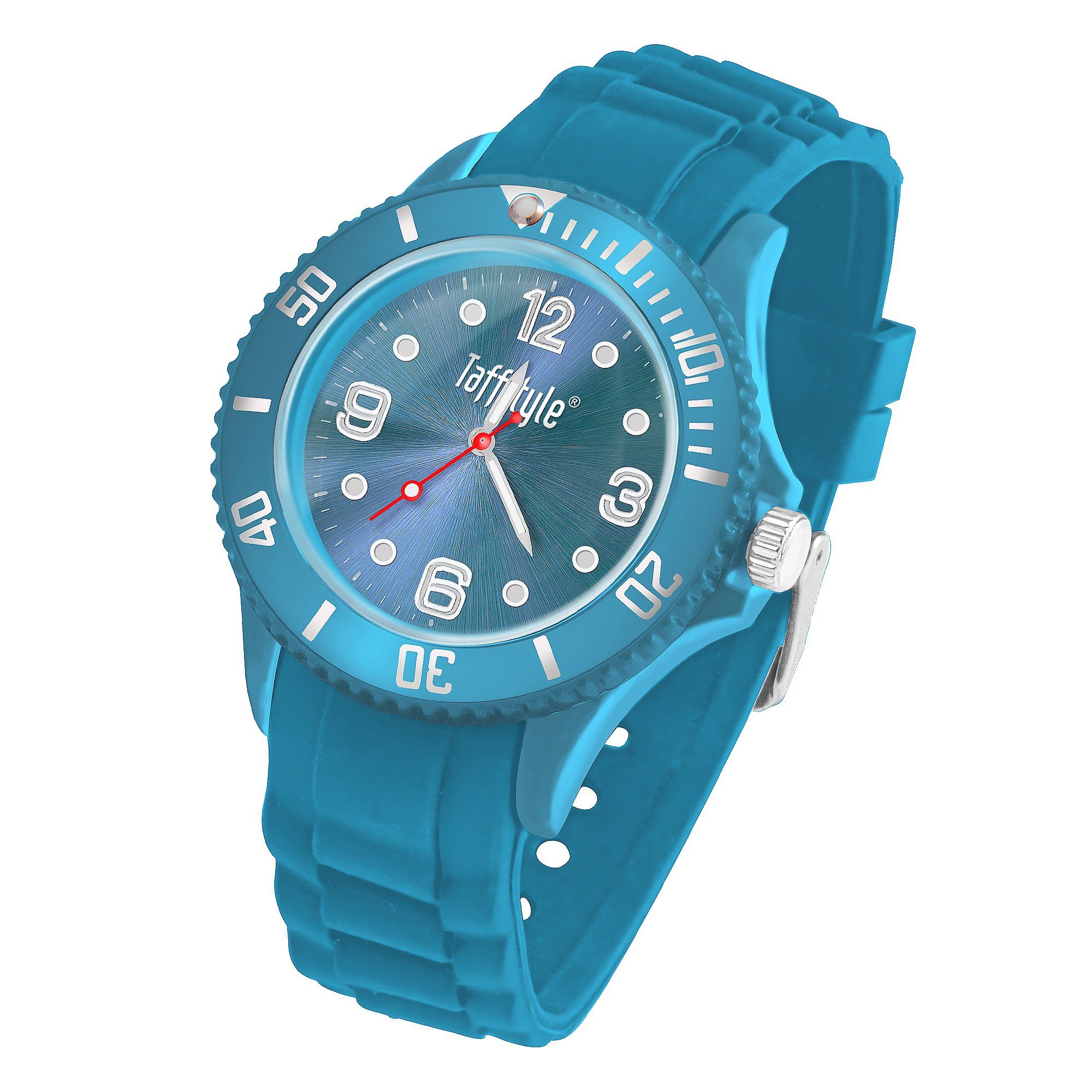 Armbanduhr Sportuhr Silikon Armband Analog Damenuhr Herrenuhr Taffstyle Quarz Quarzuhr Farbige Quarzuhr Uhr, Bunt Marineblau Silikonuhr Kinderuhr Sport