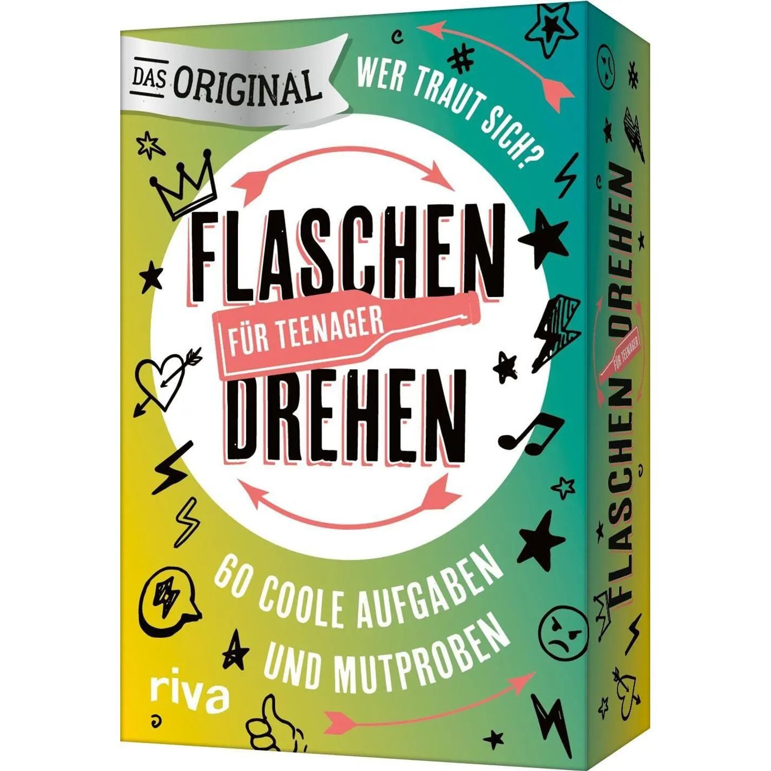 Riva Spiel Flaschendrehen - Für Teenager: 60 coole Aufgaben und Mutproben