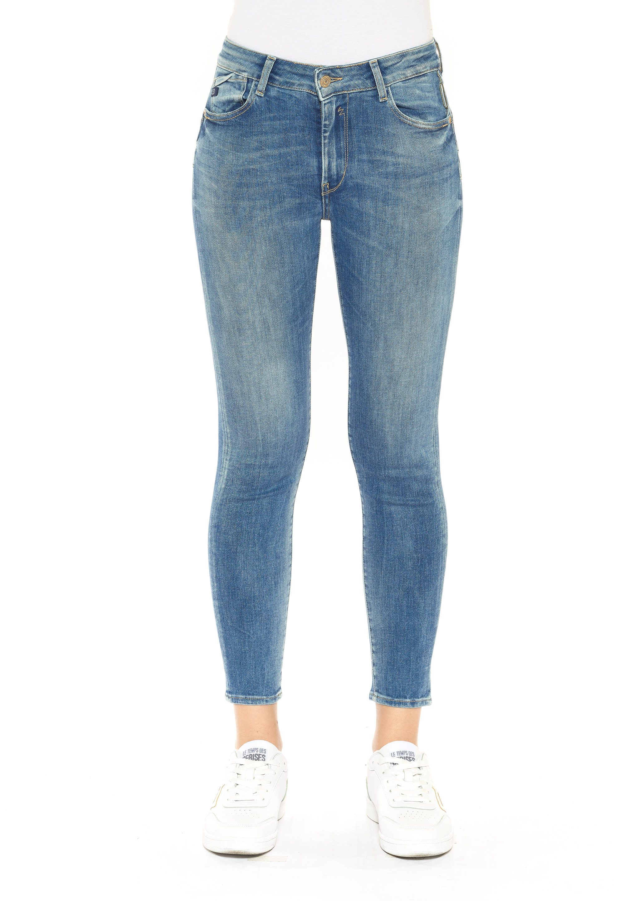 Le Temps Des Cerises 7/8-Hose PULPC mit dezenter Waschung günstig online kaufen