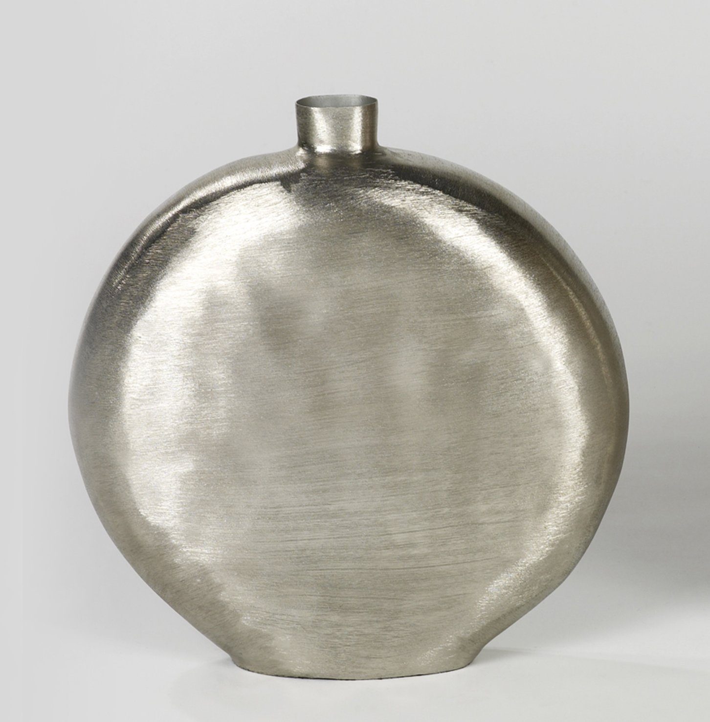 Lambert Dekovase Botero (1 St), Vase aus Aluminium, matt gebürstet