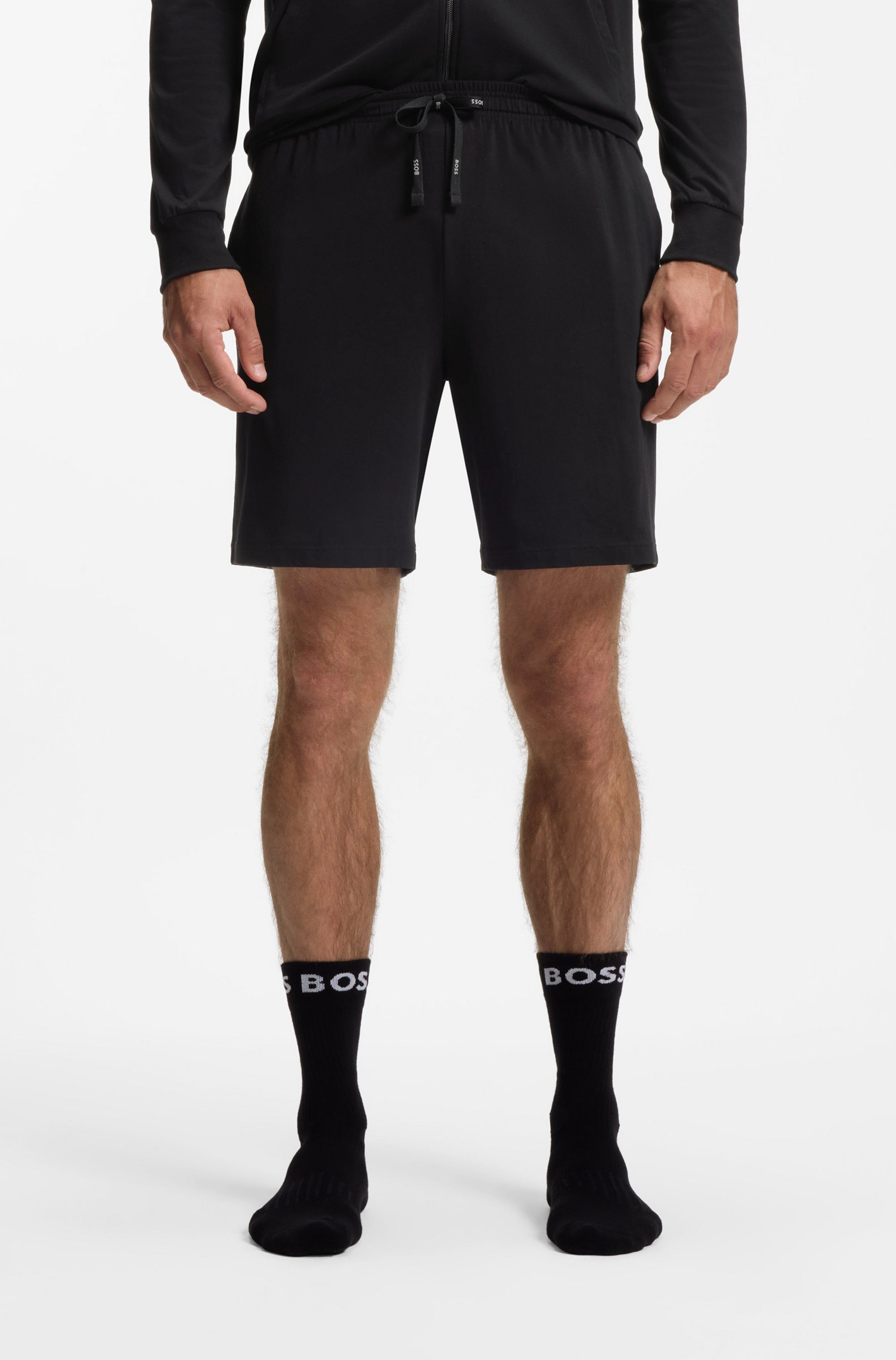 BOSS Sweatshorts Mix&Match Short CW mit BOSS Logo