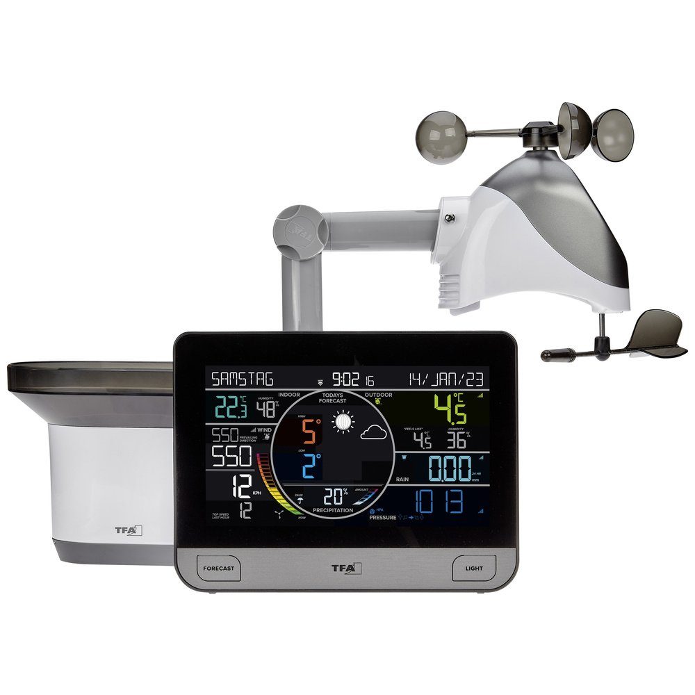TFA Dostmann TFA Dostmann WLAN View Pro 35.8003.01 WLAN-Wetterstation Vorhersage fü Wetterstation