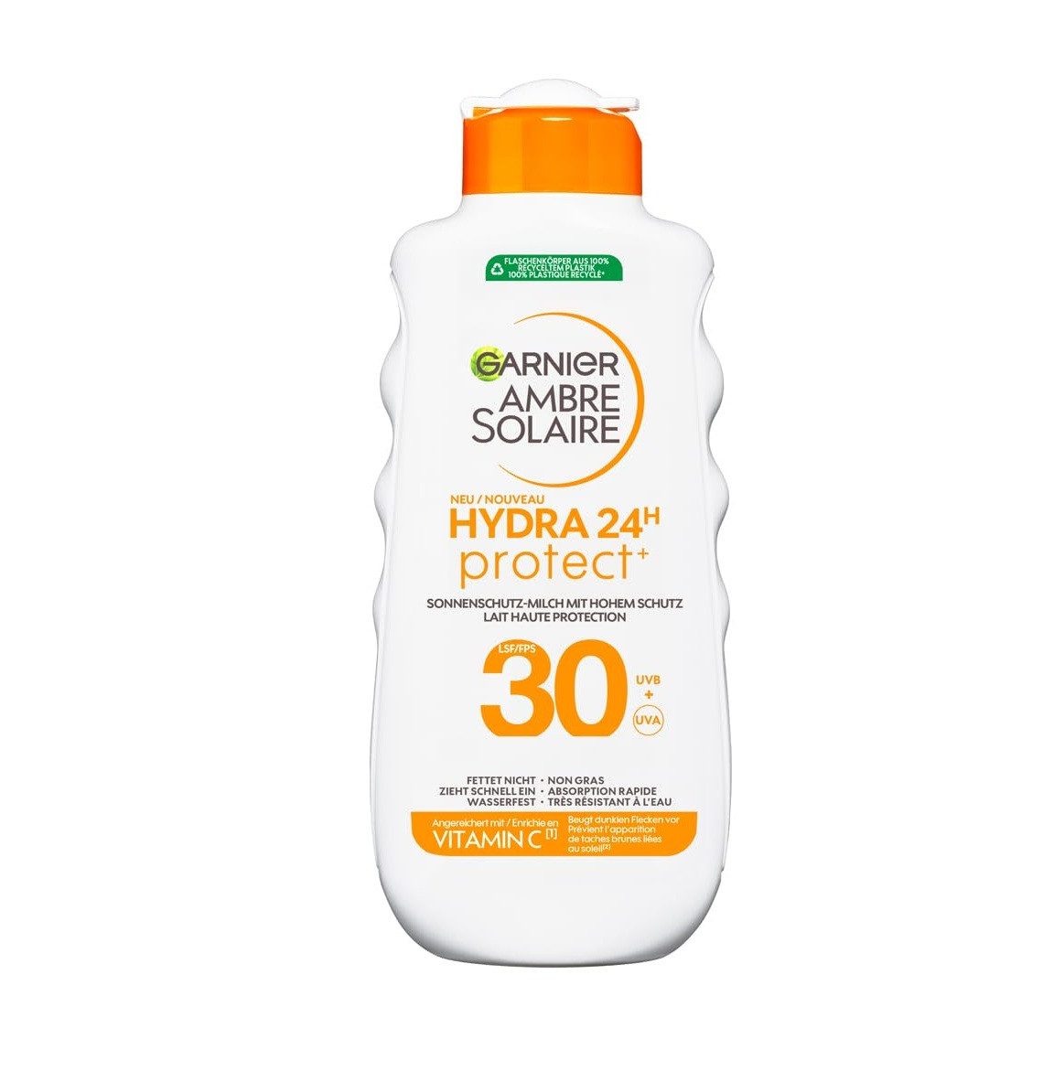 GARNIER Sonnenschutzmilch Sonnenschutz-Milch, HYDRA 24h protect, LSF 30, 1-tlg.