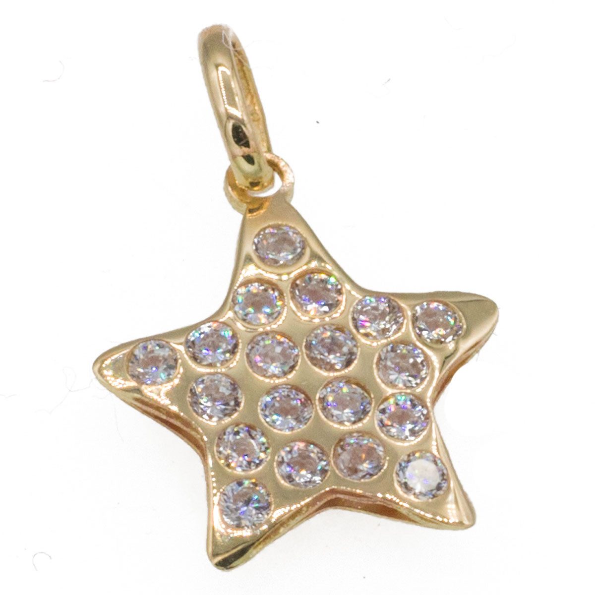 Bella Carina Kettenanhänger Anhänger Stern 585 Gold 14 Karat mit Zirkonia, günstig online kaufen