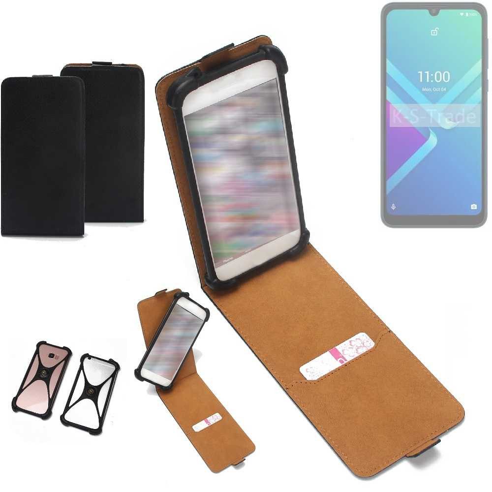K-S-Trade Handyhülle für Wiko Y82, Handyhülle Schutzhülle Hülle Case Cover Flip Style Bumper