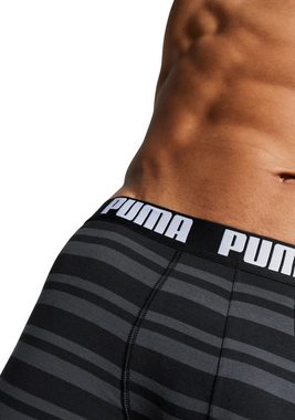 PUMA Boxer (Packung, 2-St) Streifen und Uni