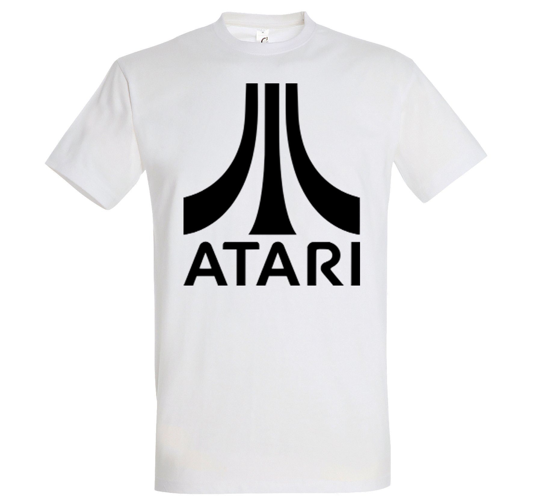 Youth Designz T-Shirt Atari Herren T-Shirt mit tredigem Frontprint Weiss