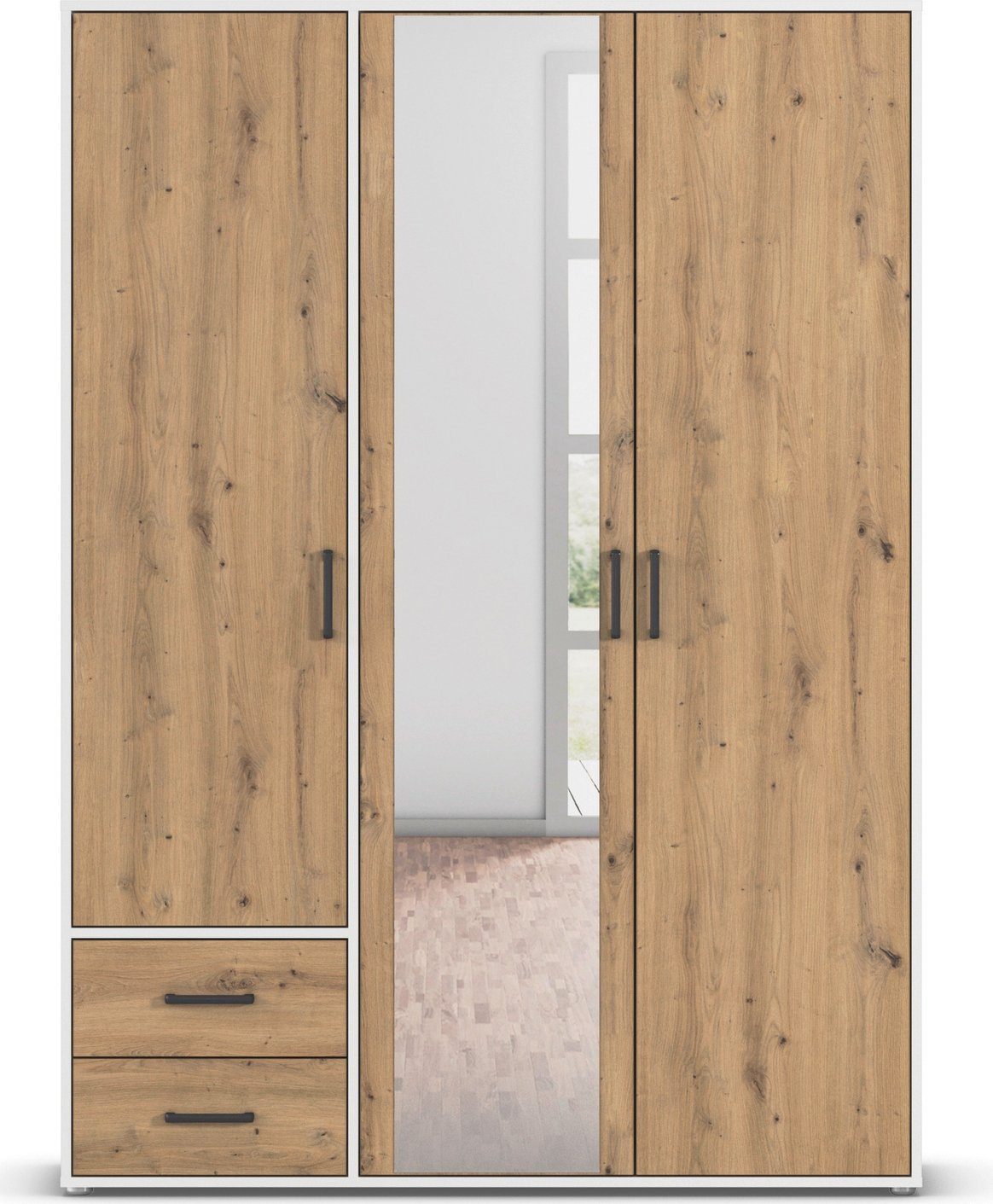 rauch Drehtürenschrank "Kleiderschrank Schrank Garderobe Wäscheschrank VOYA günstig online kaufen