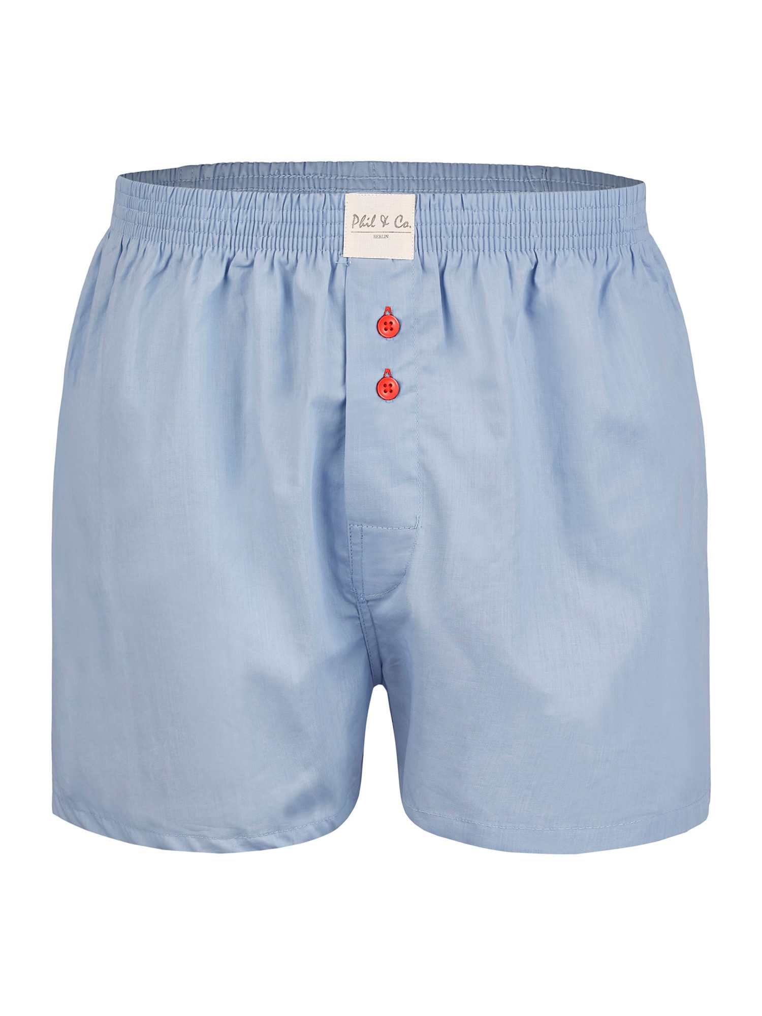 Phil & Co. Boxer Classic Sets (6-St) American Boxershorts Männer - weiter Schnitt – Bild 3 von 5