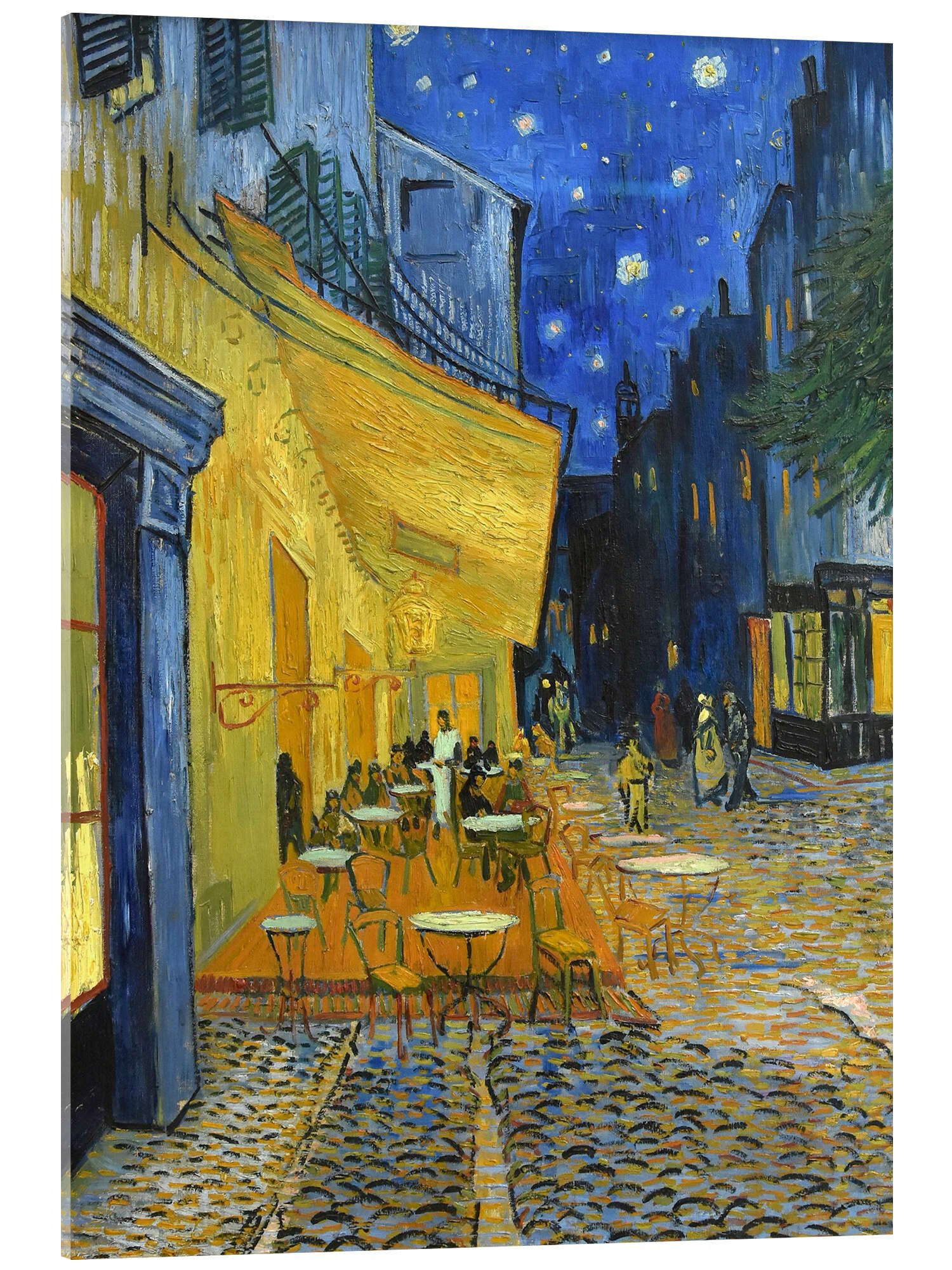 Posterlounge Wandbild Caféterrasse am Abend, Vincent van Gogh, erhältlich als Poster, Leinwandbild, Wandsticker oder Acrylglasbild