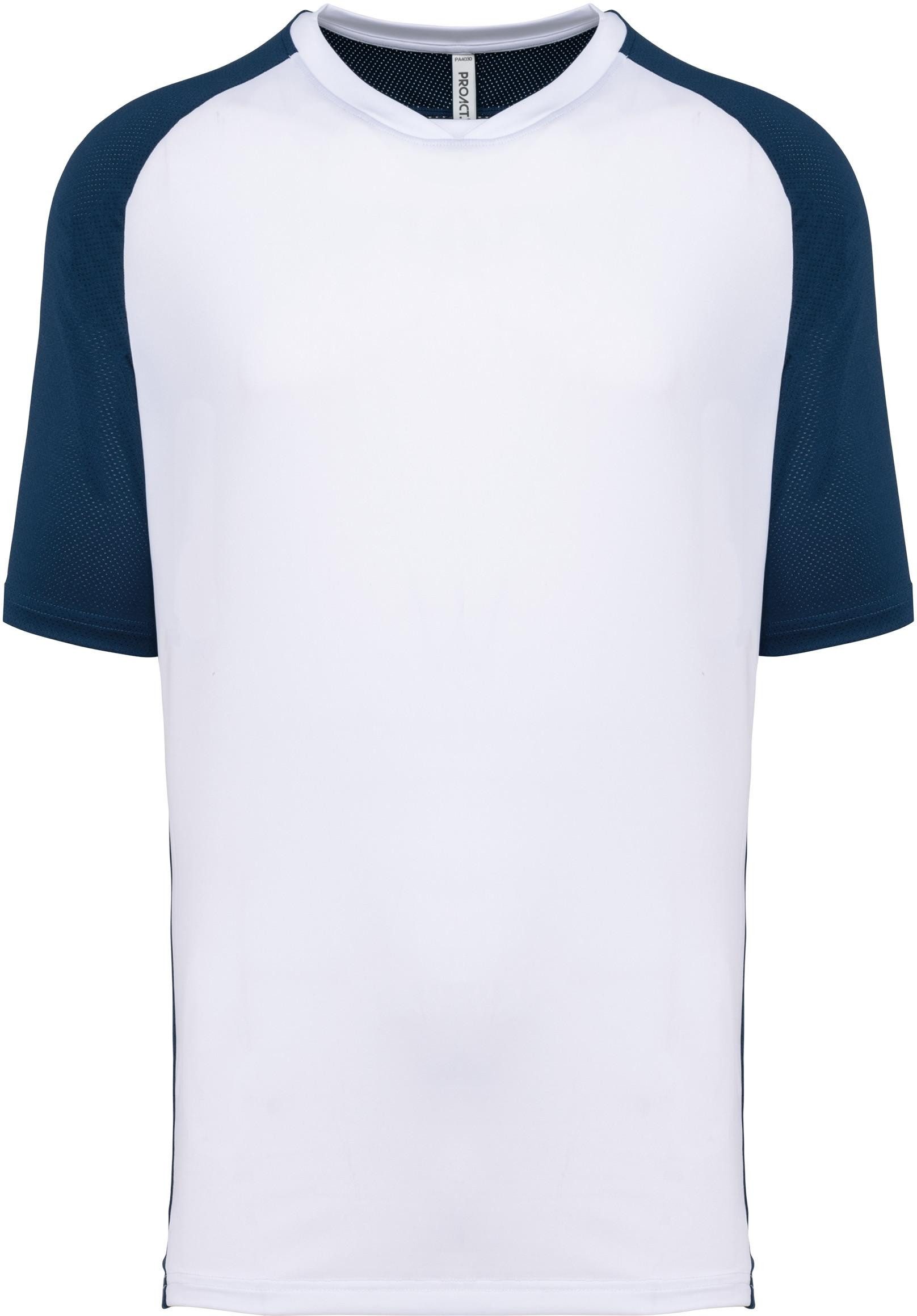Trainingsshirt Zweifarbiges Padel Herren-T-Shirt mit Raglanärmeln