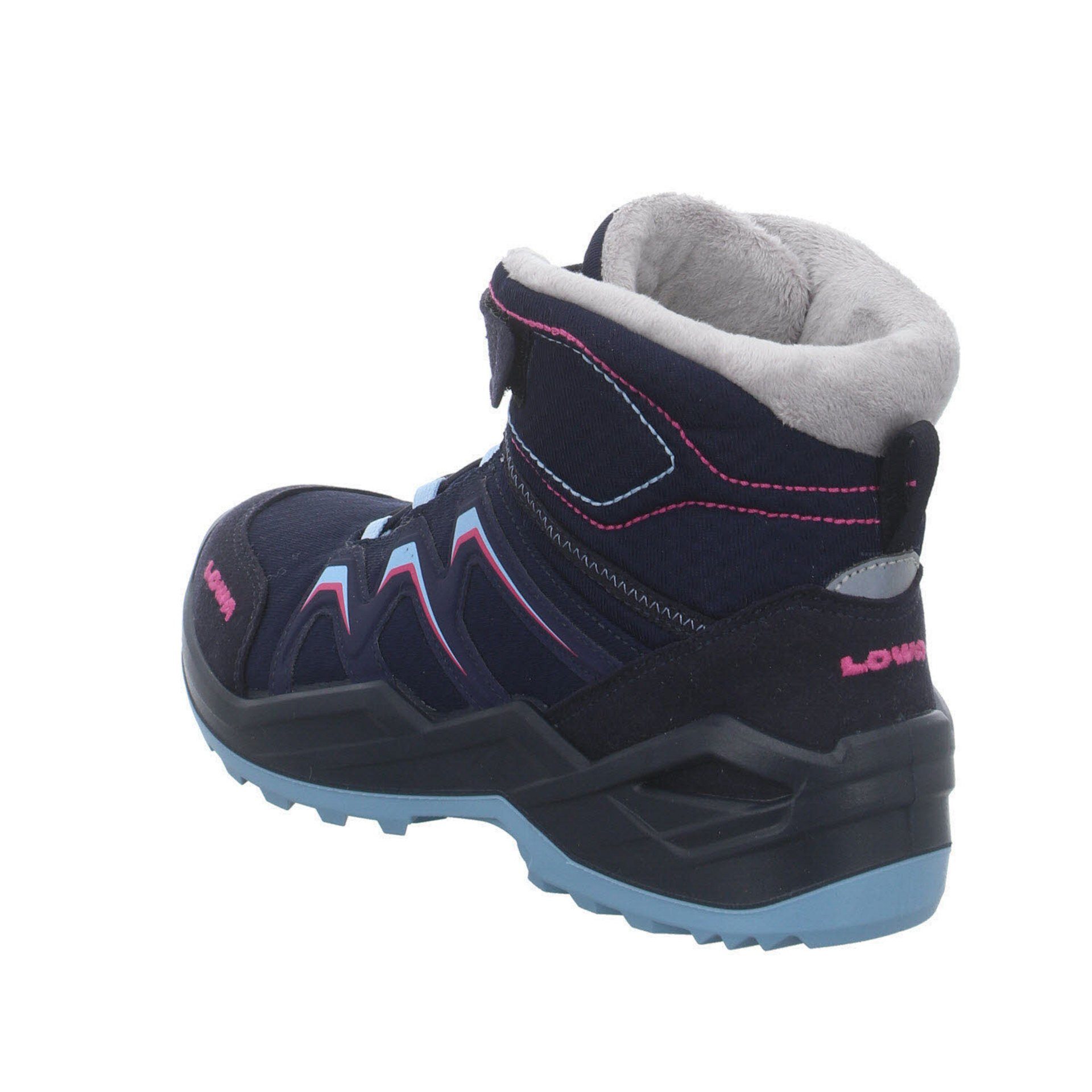 Stiefel Warm Schuhe Boots Stiefel Lowa Jungen GTX Textil NAVY/BEERE Maddox