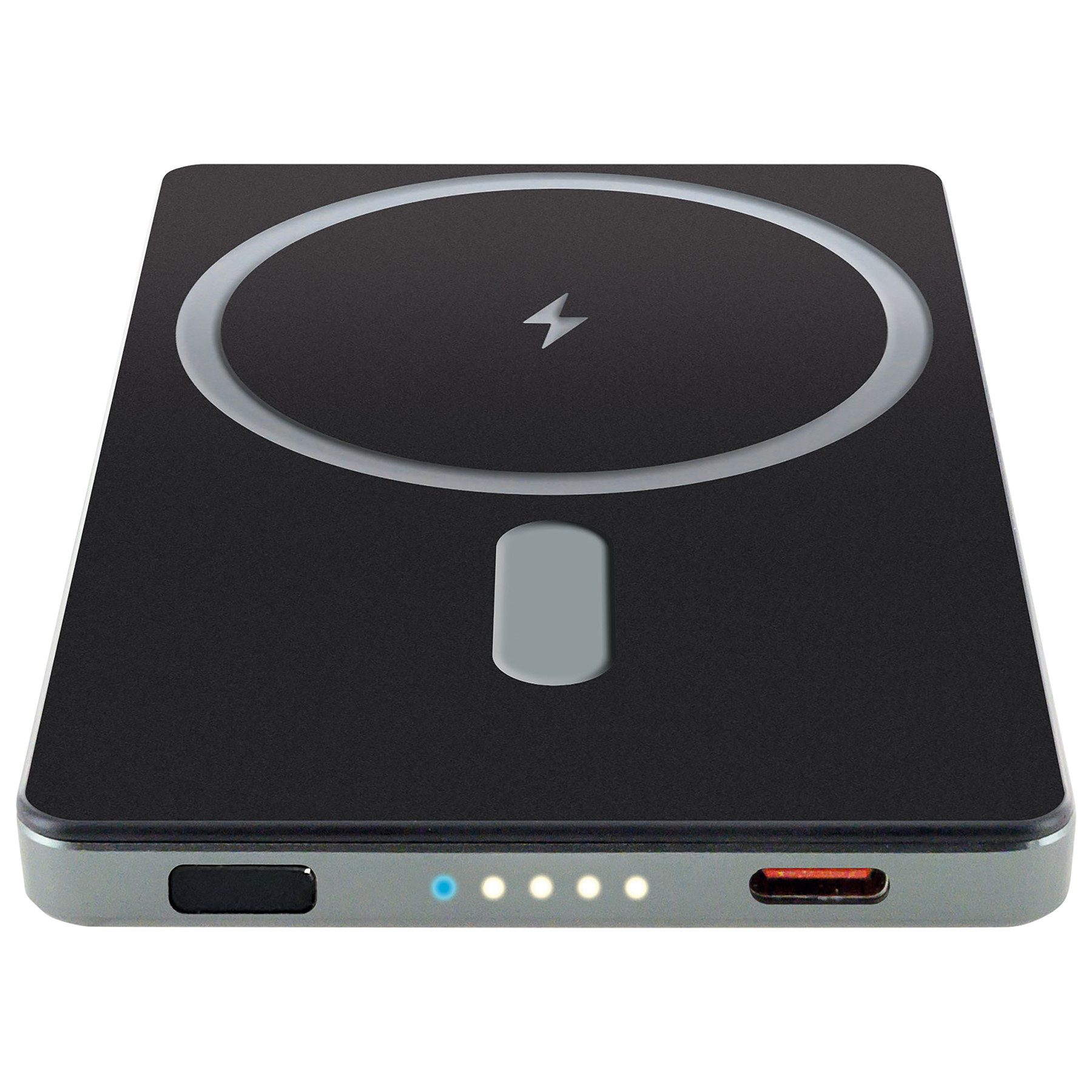 Schwaiger SCHWAIGER Powerbank LPBC0500, 5.000 mAh, QI-Ladefunktion Powerbank