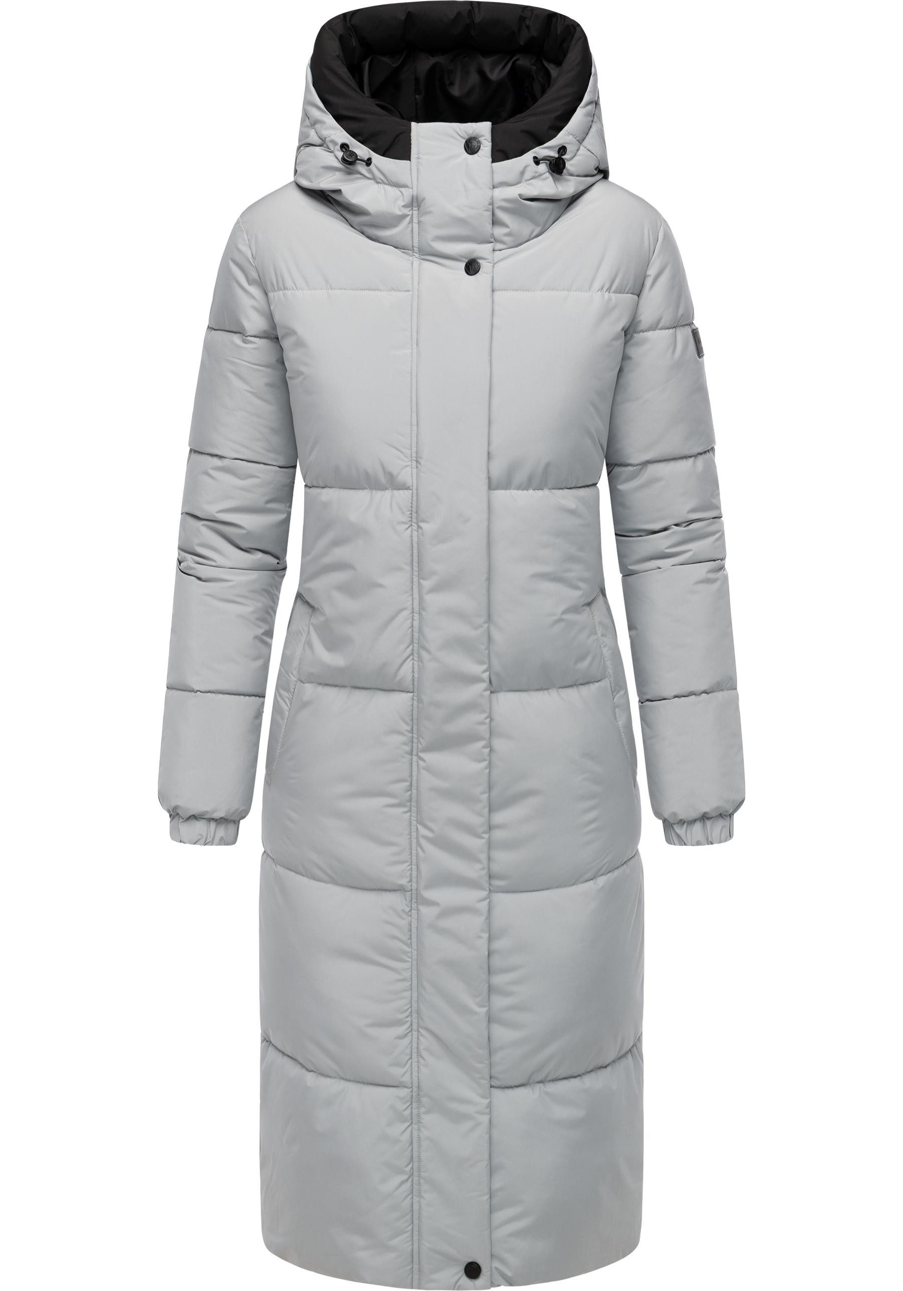 Navahoo Steppmantel Taublüte XIV Gesteppter Damen Mantel mit 2-Wege-Reißverschluss