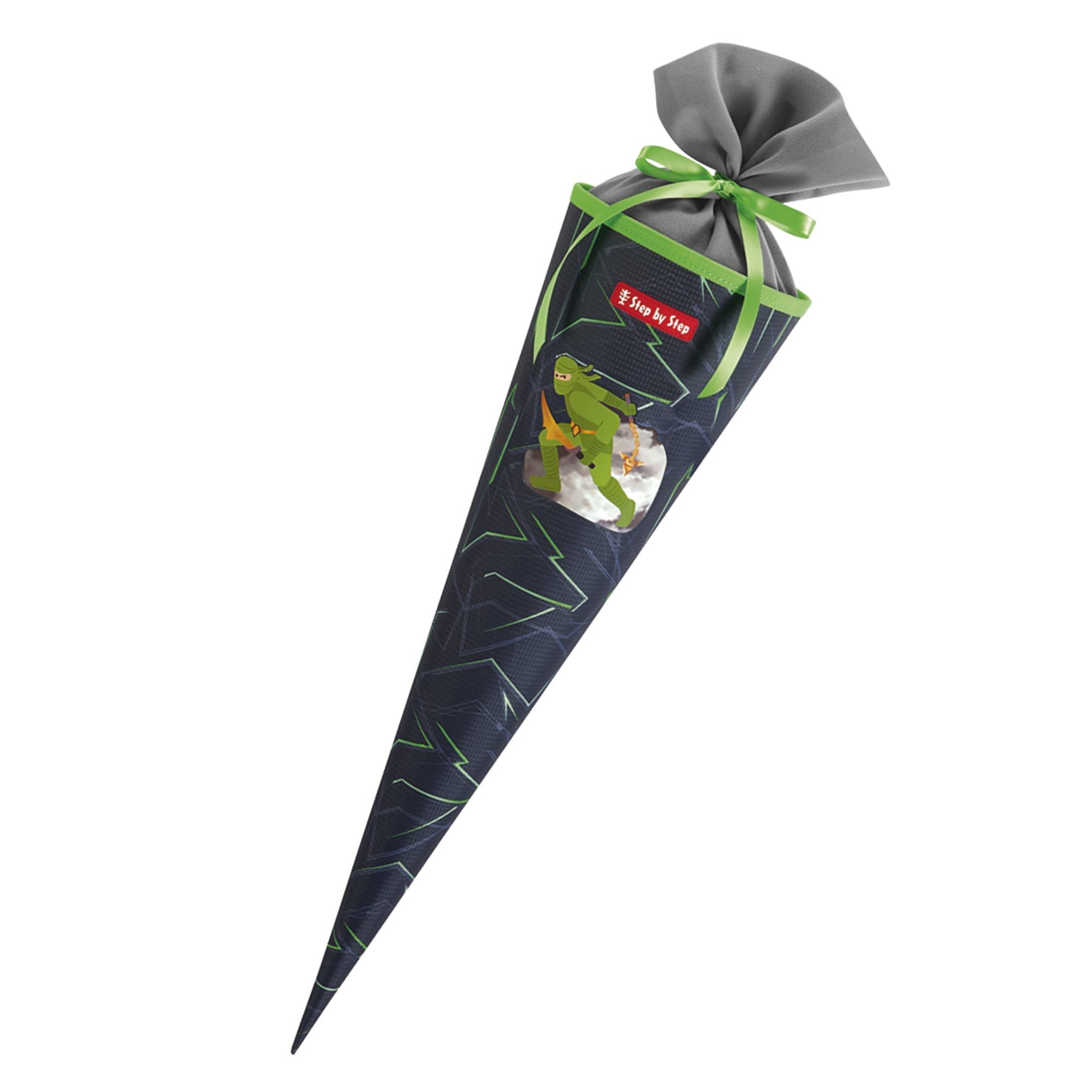 Schultüte,mit eingenähtem Bändchen