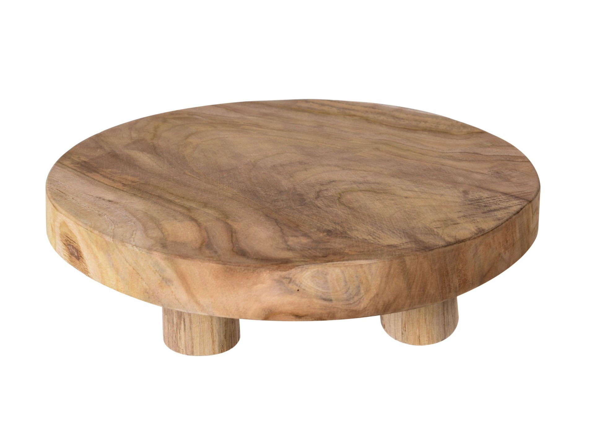 Spetebo Blumenständer Teak Blumenhocker natur - günstig online kaufen