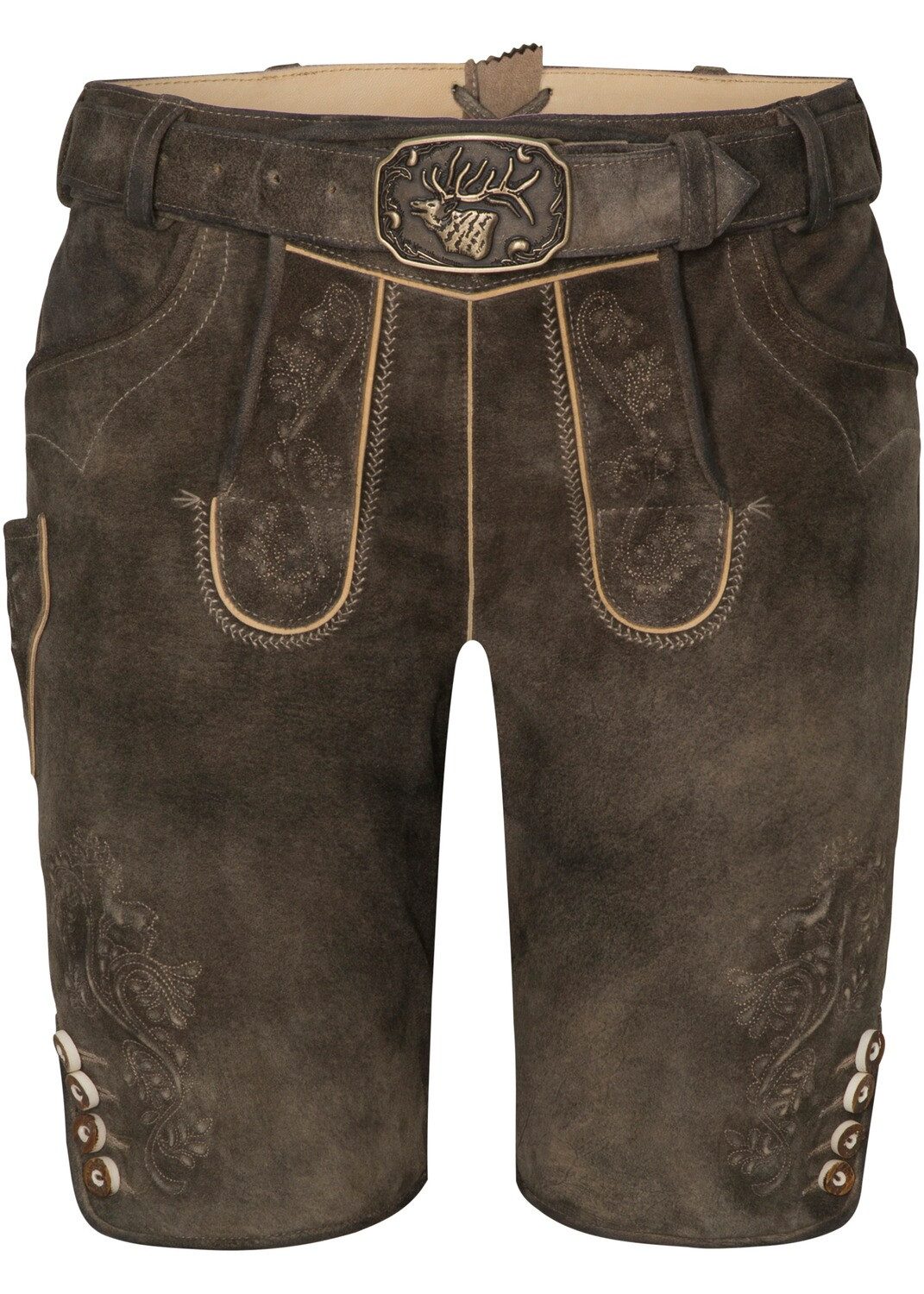 Spieth & Wensky Trachtenlederhose Kurze Lederhose Everest