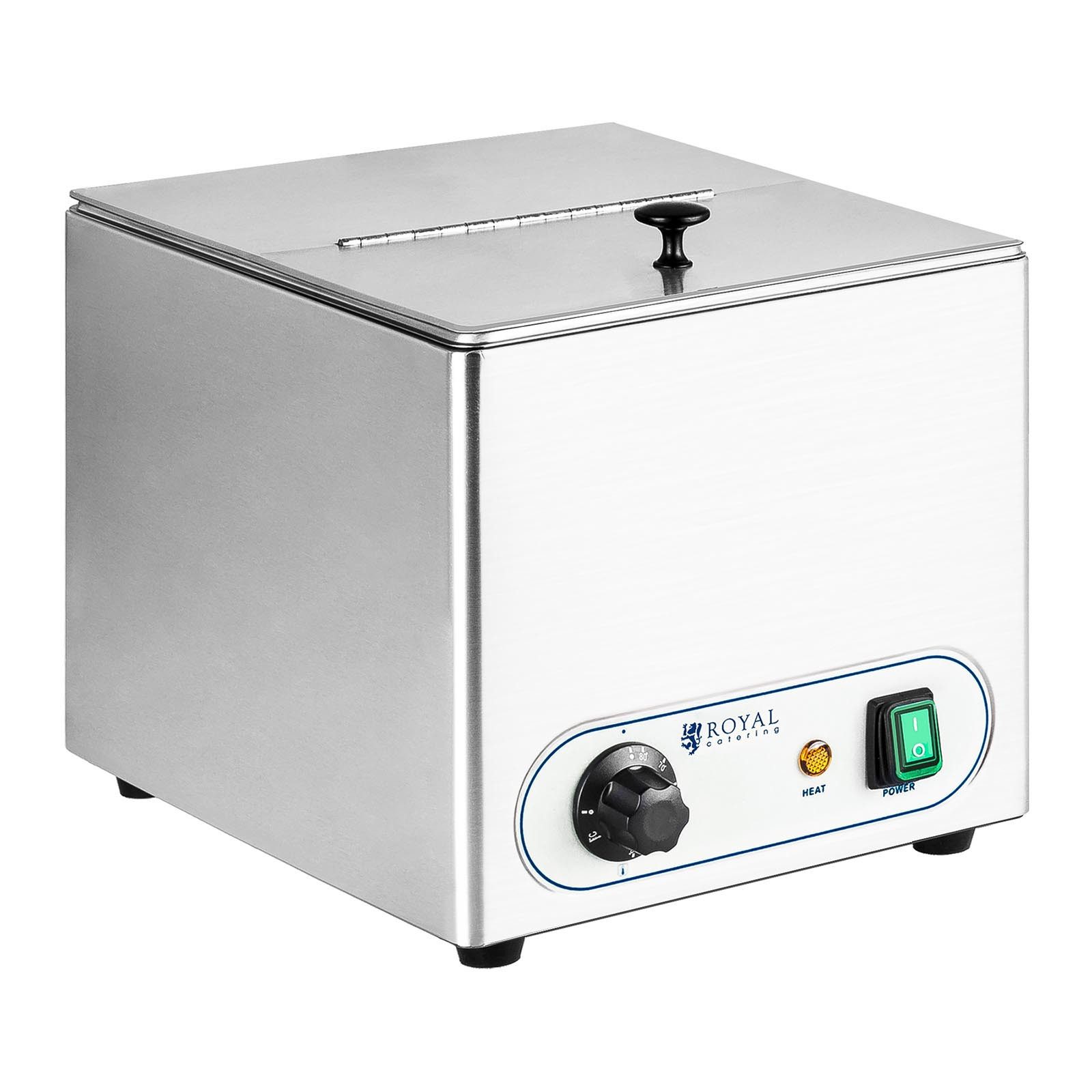 Royal Catering Hotdog-Maker Würstchenwärmer 10 L Bockwurstwärmer Wurstkocher, 1000 W
