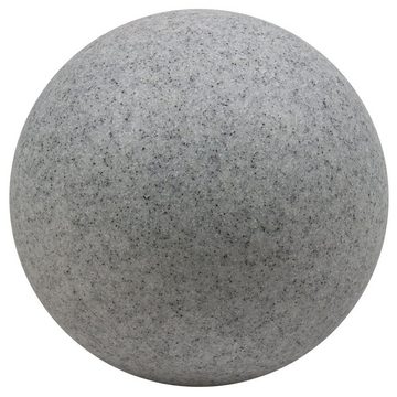 HEITRONIC Gartenleuchte LeuchtKugel Mundan in Granit 500mm E27, keine Angabe, Leuchtmittel enthalten: Nein, warmweiss, Gartenleuchten