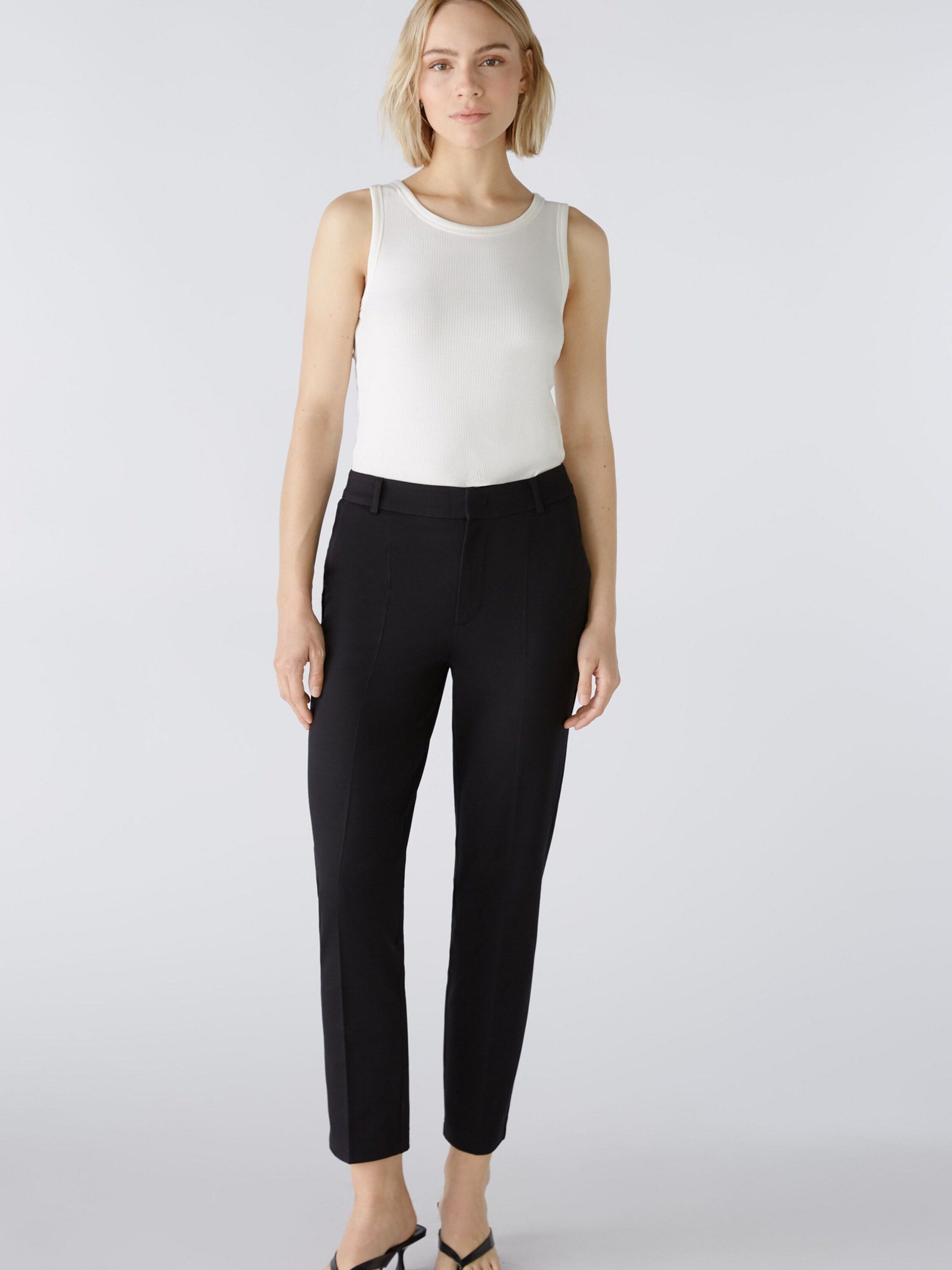 Oui Stoffhose FEYLIA (1-tlg) Falten