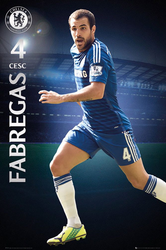 Poster Fußball - Poster - Chelsea - Fabregas 14/15