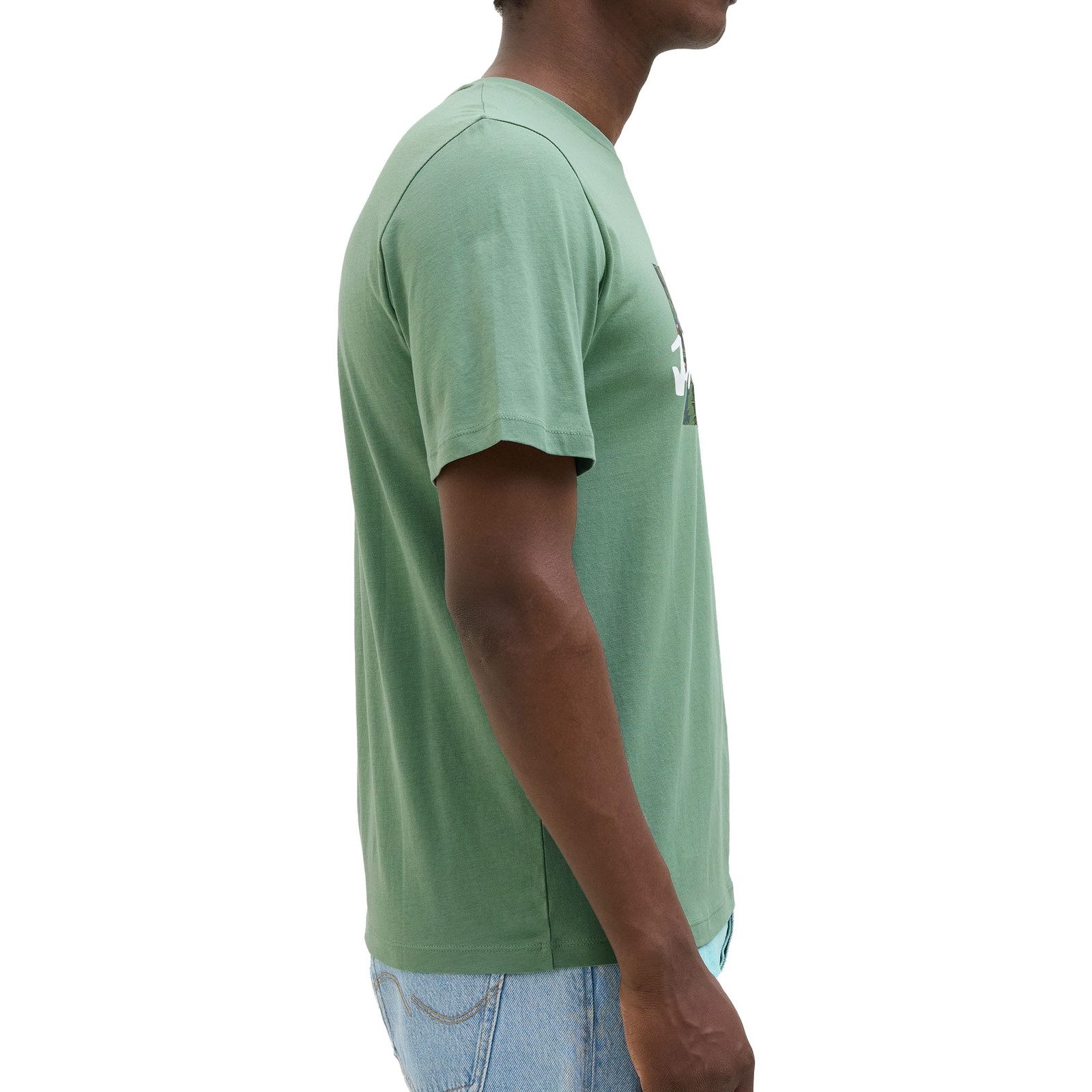 Jack & Jones T-Shirt JJHAWAII Shape Tee SS Crew Neck LN mit Rundhalsausschnitt