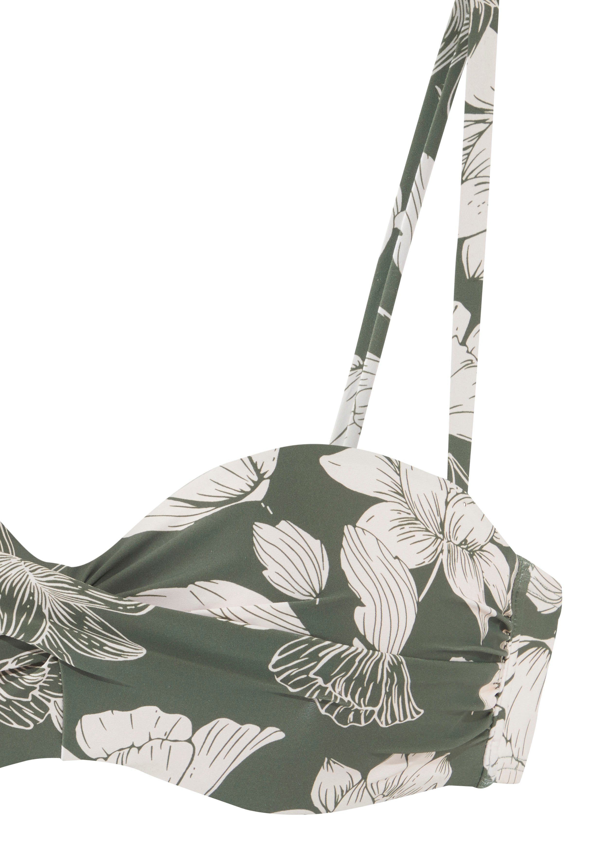 s.Oliver Bügel-Bandeau-Bikini-Top Lady, mit floralem Design günstig online kaufen