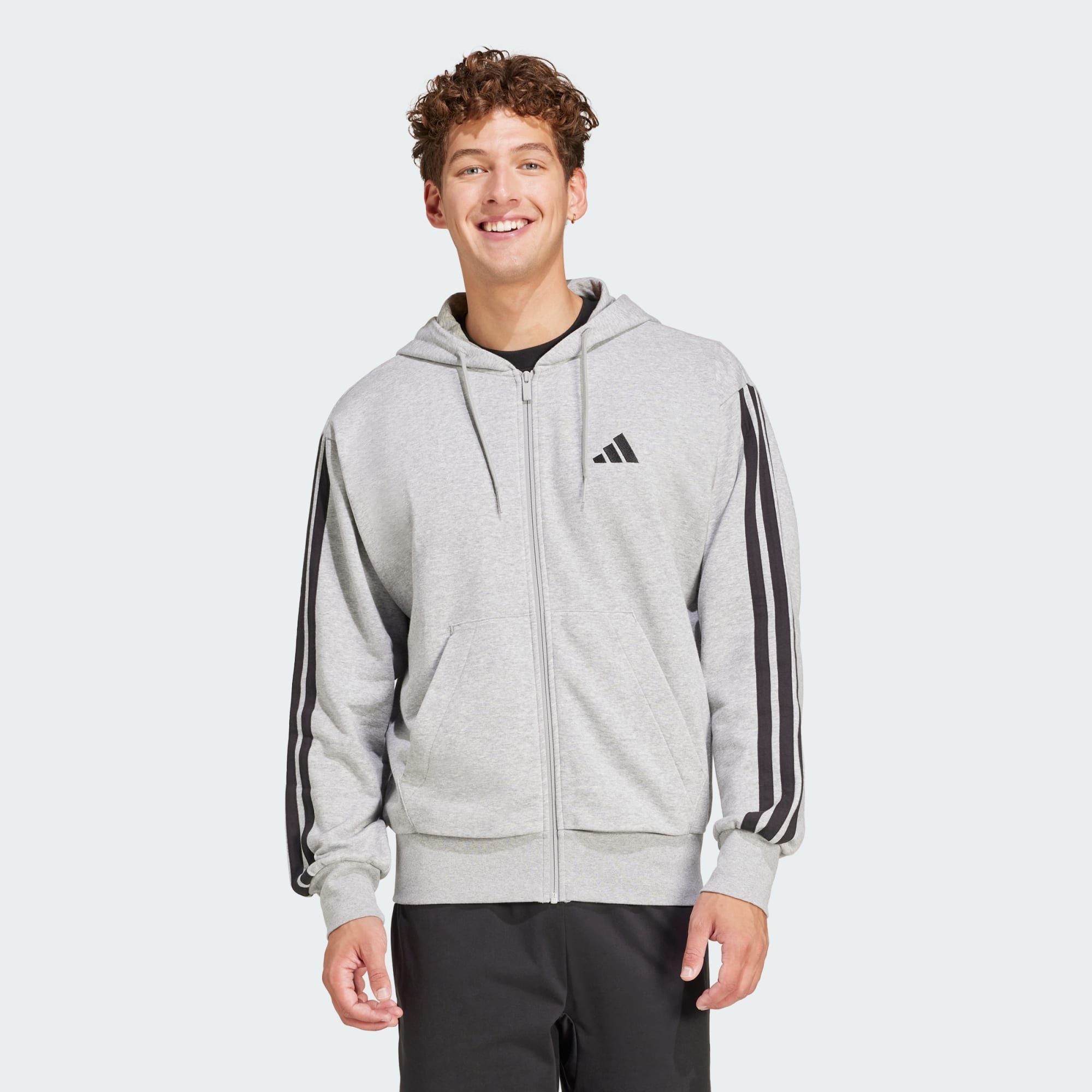 adidas Sportswear Hoodie ESSENTIALS 3-STREIFEN FRENCH TERRY KAPUZENJACKE (1 günstig online kaufen
