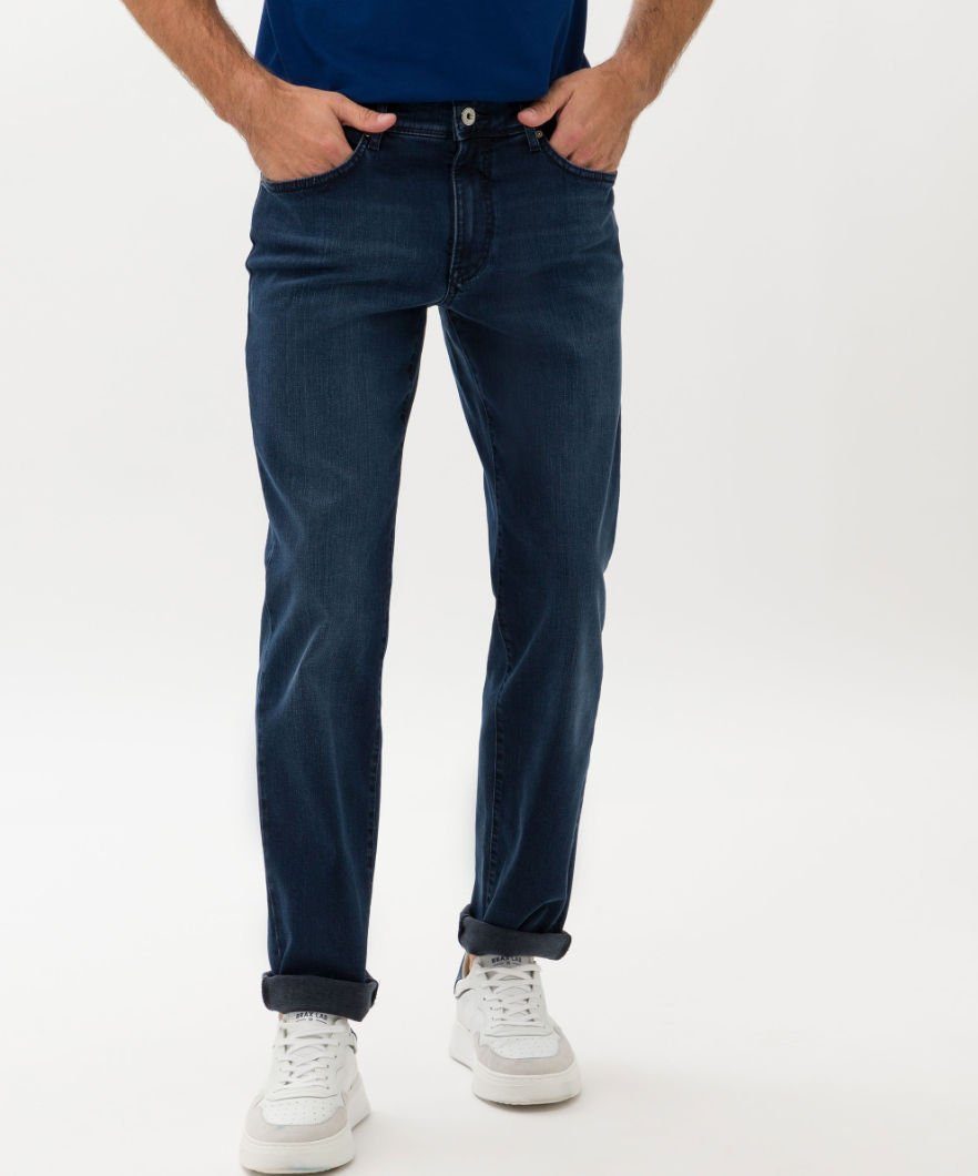 Brax 5-Pocket-Jeans CADIZ dunkelblau Style