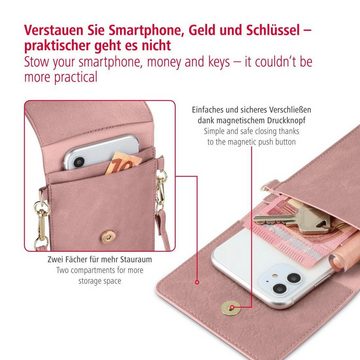 Hama Handyhülle Cross-Body-Tasche, Hülle universal, für Smartphones, - Serie: Universal Tasche - Innenmaß B x H: 10,5 x 17,5 cm