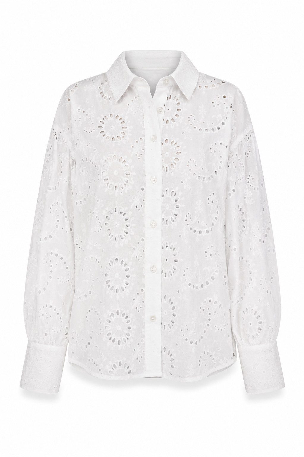 Freeman T. Porter Spitzenbluse Chola Embroidery Bluse - Bluse Damen - Hemdbluse - Damenbluse
